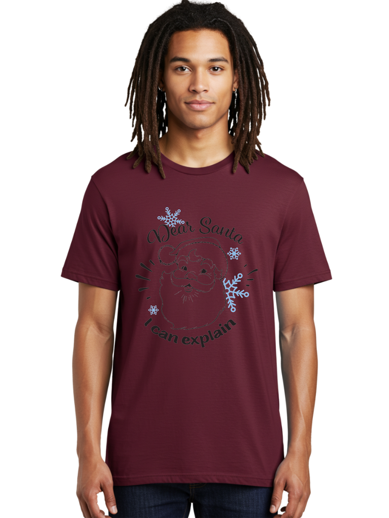Dear-Santa-I-Can-Explain-1 Men'S Graphic Tee, 100% Cotton, Comfortable Casual Summer Wear, Machine Washable, Santa Claus Illustration, Christmas Humor, Festive Design, Holiday Joke, Naughty List, Xmas Gift, Funny Quote, Jolly Old Elf Aac629 20