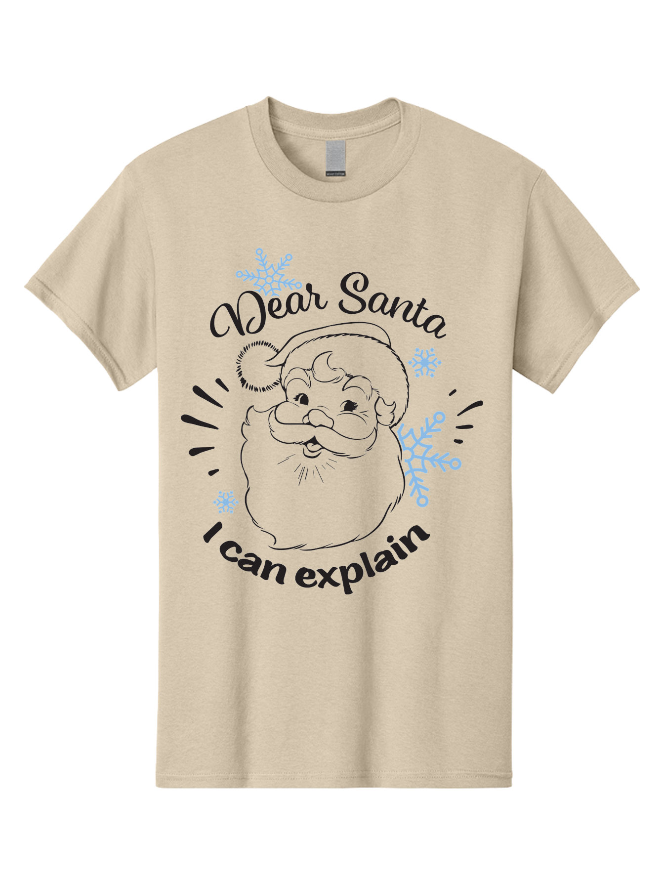 Dear-Santa-I-Can-Explain-1 Men'S Graphic Tee, 100% Cotton, Comfortable Casual Summer Wear, Machine Washable, Santa Claus Illustration, Christmas Humor, Festive Design, Holiday Joke, Naughty List, Xmas Gift, Funny Quote, Jolly Old Elf Aac629 11