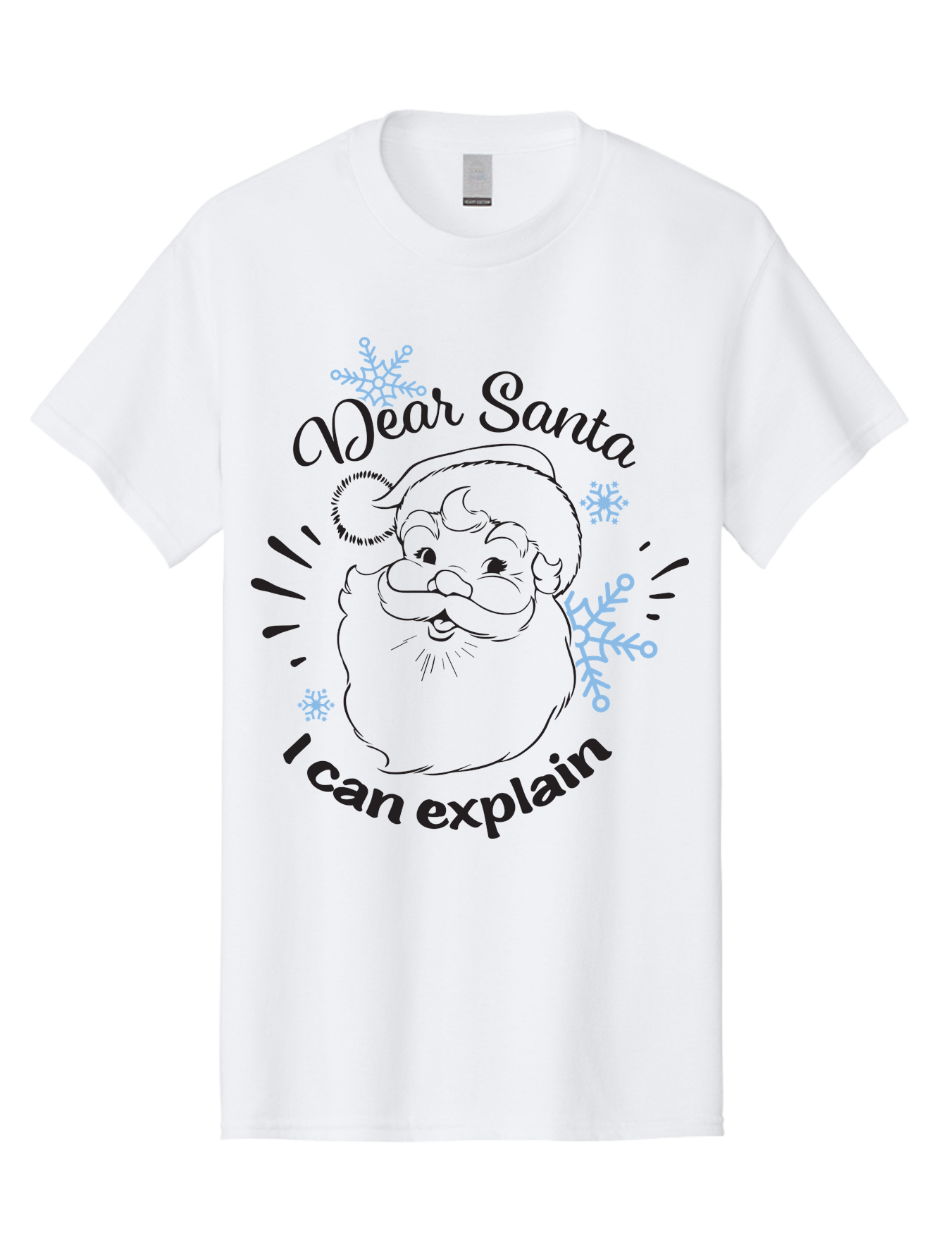 Dear-Santa-I-Can-Explain-1 Men'S Graphic Tee, 100% Cotton, Comfortable Casual Summer Wear, Machine Washable, Santa Claus Illustration, Christmas Humor, Festive Design, Holiday Joke, Naughty List, Xmas Gift, Funny Quote, Jolly Old Elf Aac629 25
