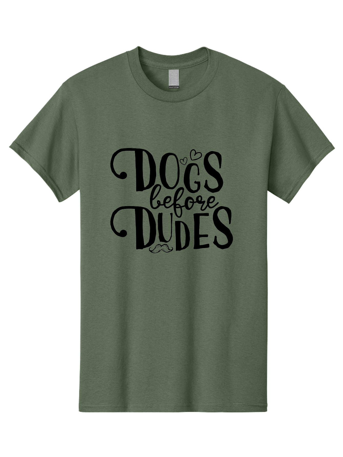 Dogs-Before-Dudes Men'S Graphic Tee, 100% Cotton, Comfortable Casual Summer Wear, Machine Washable, Dog Lovers, Fun Quotes, Quirky Sayings, Puppy Love, Funny Phrases, Dog Mom, Dog Dad, Pet Owners Aac652 23