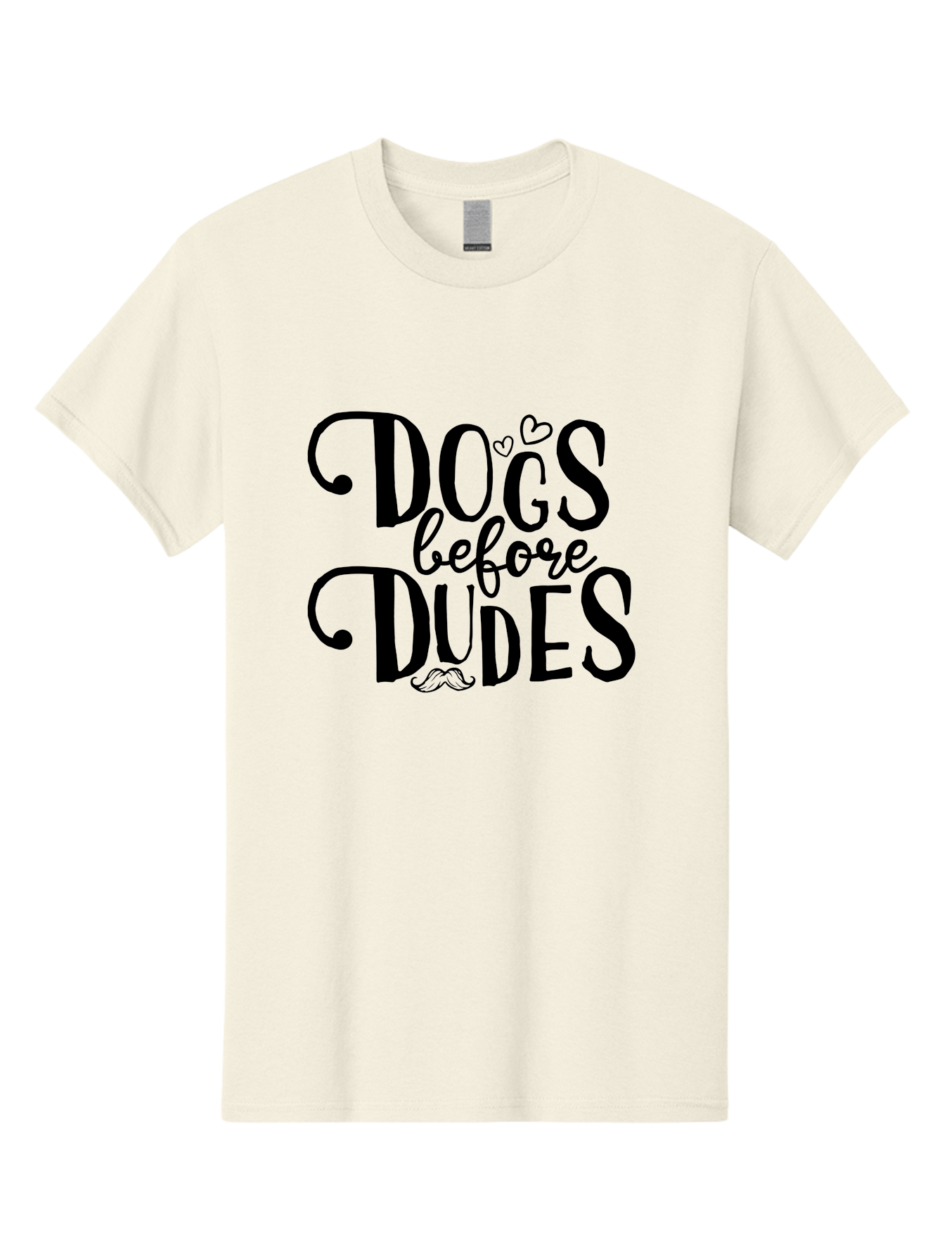 Dogs-Before-Dudes Men'S Graphic Tee, 100% Cotton, Comfortable Casual Summer Wear, Machine Washable, Dog Lovers, Fun Quotes, Quirky Sayings, Puppy Love, Funny Phrases, Dog Mom, Dog Dad, Pet Owners Aac652 21