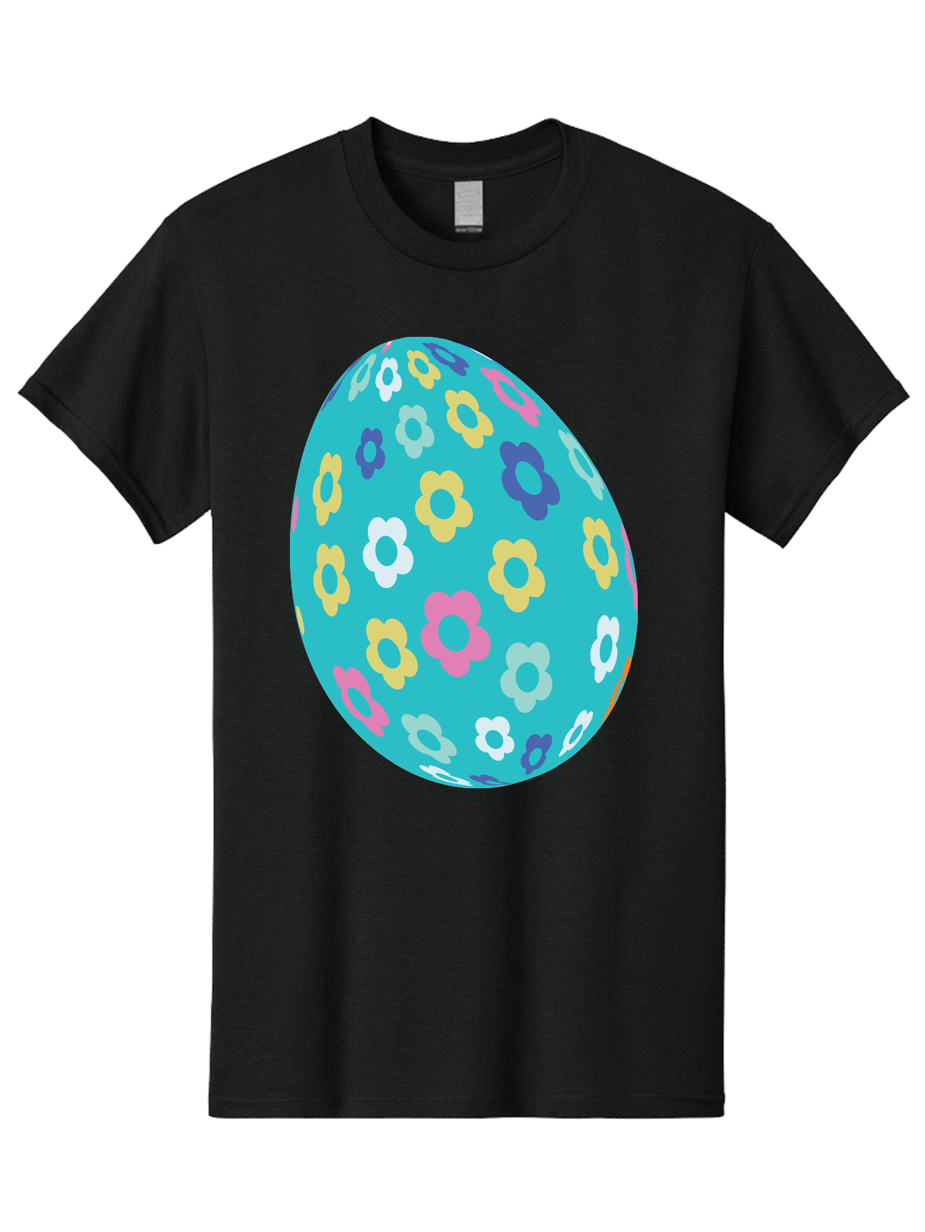Easter-Egg-Flowers Men'S Graphic Tee, 100% Cotton, Comfortable Casual Summer Wear, Machine Washable, Easter Egg Decoration, Floral Pattern, Colorful Flowers, Pastel Colors, Spring Theme, Easter Celebration, Festive Design, Decorative Egg, Aac675 10