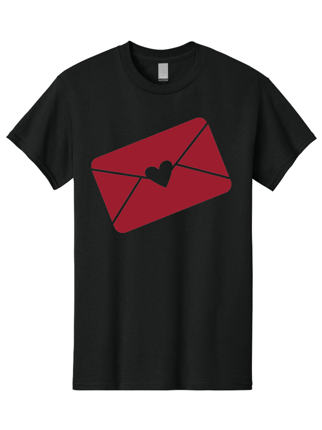 Envelope-With-Heart-1 Men'S Graphic Tee, 100% Cotton, Comfortable Casual Summer Wear, Machine Washable, Love Letter, Romantic Gesture, Heartfelt Message, Envelope Icon, Sealed With Love, Heartfelt Symbol, Affectionate Gesture, Loving Note Aac688 9