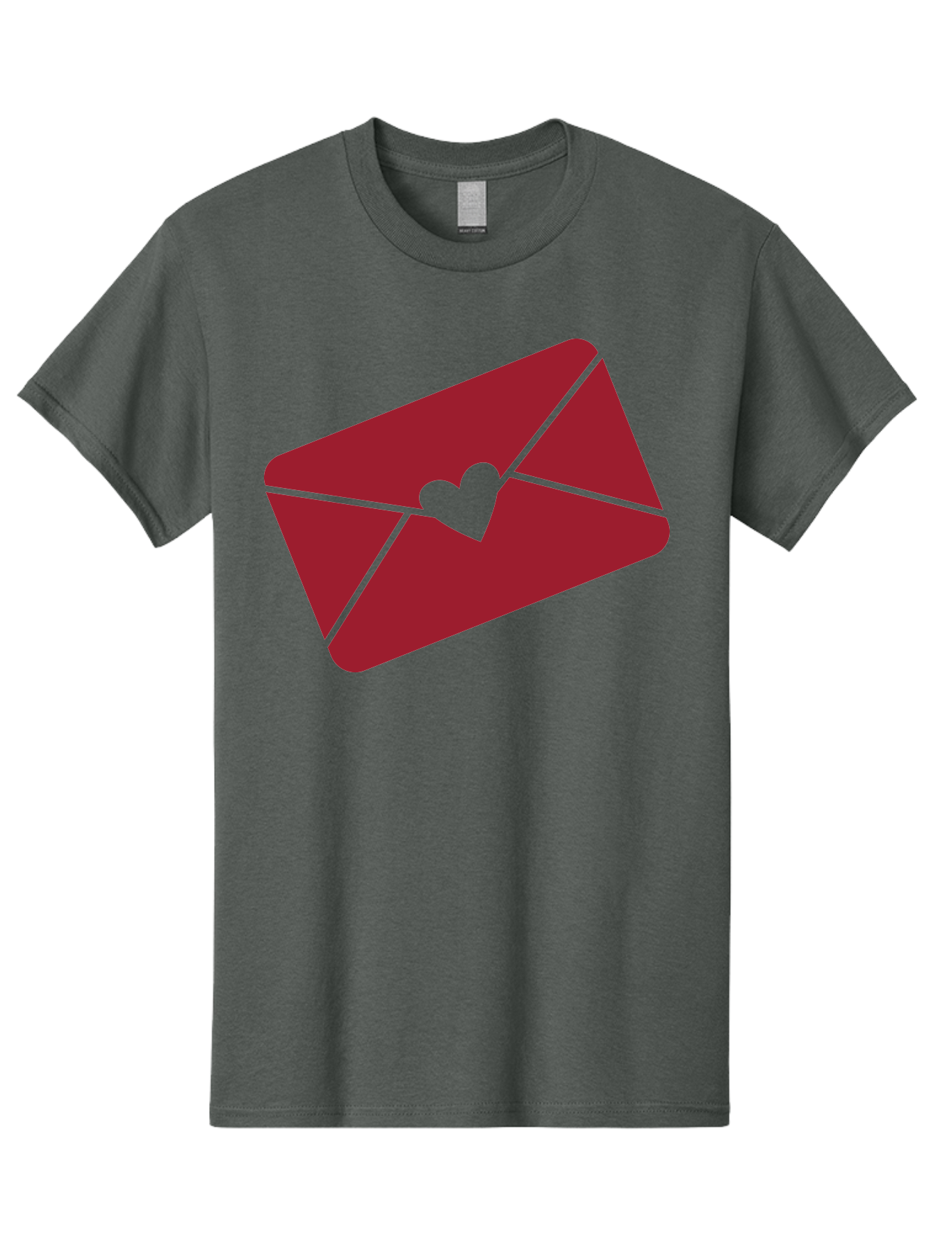 Envelope-With-Heart-1 Men'S Graphic Tee, 100% Cotton, Comfortable Casual Summer Wear, Machine Washable, Love Letter, Romantic Gesture, Heartfelt Message, Envelope Icon, Sealed With Love, Heartfelt Symbol, Affectionate Gesture, Loving Note Aac688 7