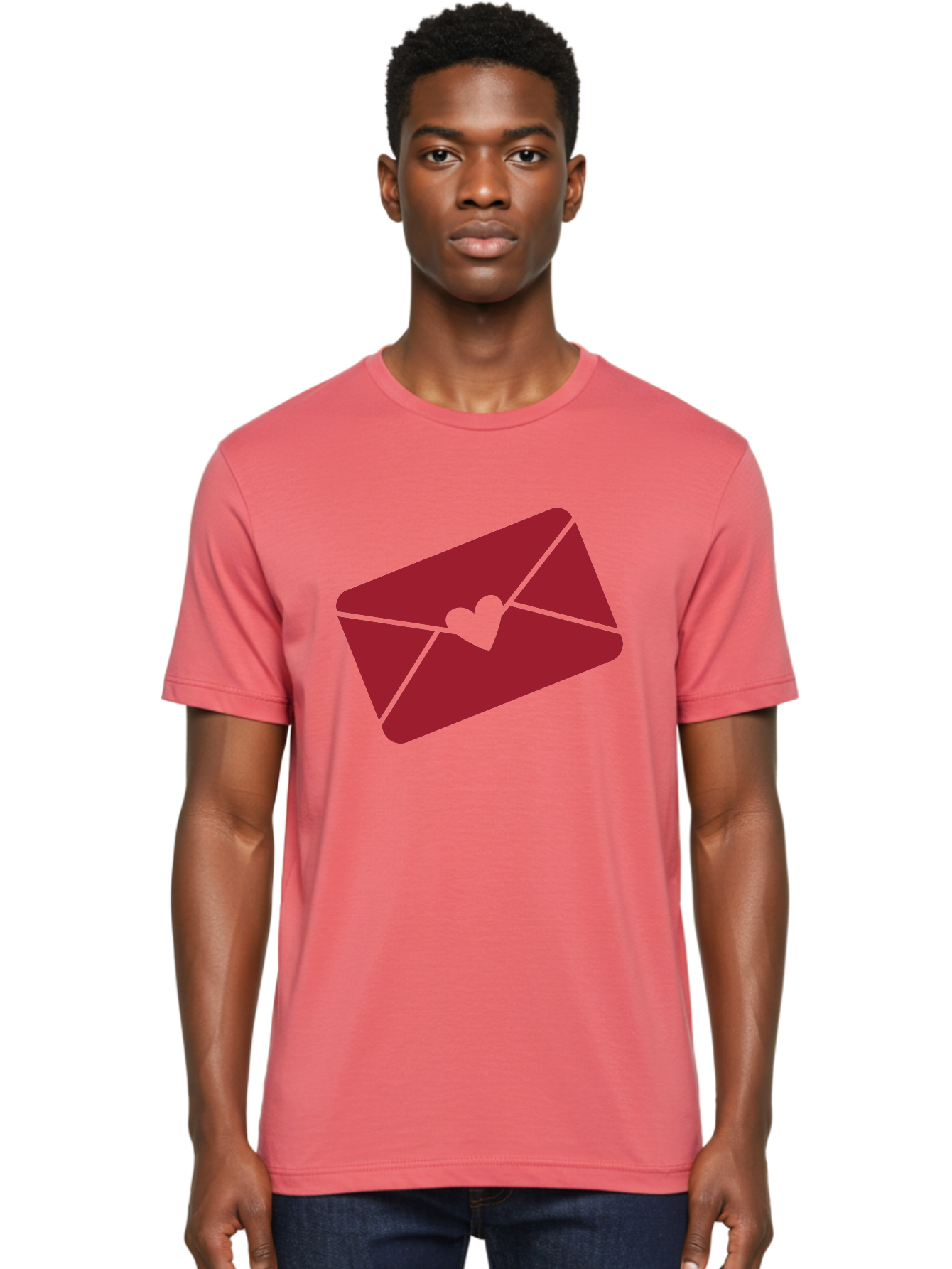 Envelope-With-Heart-1 Men'S Graphic Tee, 100% Cotton, Comfortable Casual Summer Wear, Machine Washable, Love Letter, Romantic Gesture, Heartfelt Message, Envelope Icon, Sealed With Love, Heartfelt Symbol, Affectionate Gesture, Loving Note Aac688 14