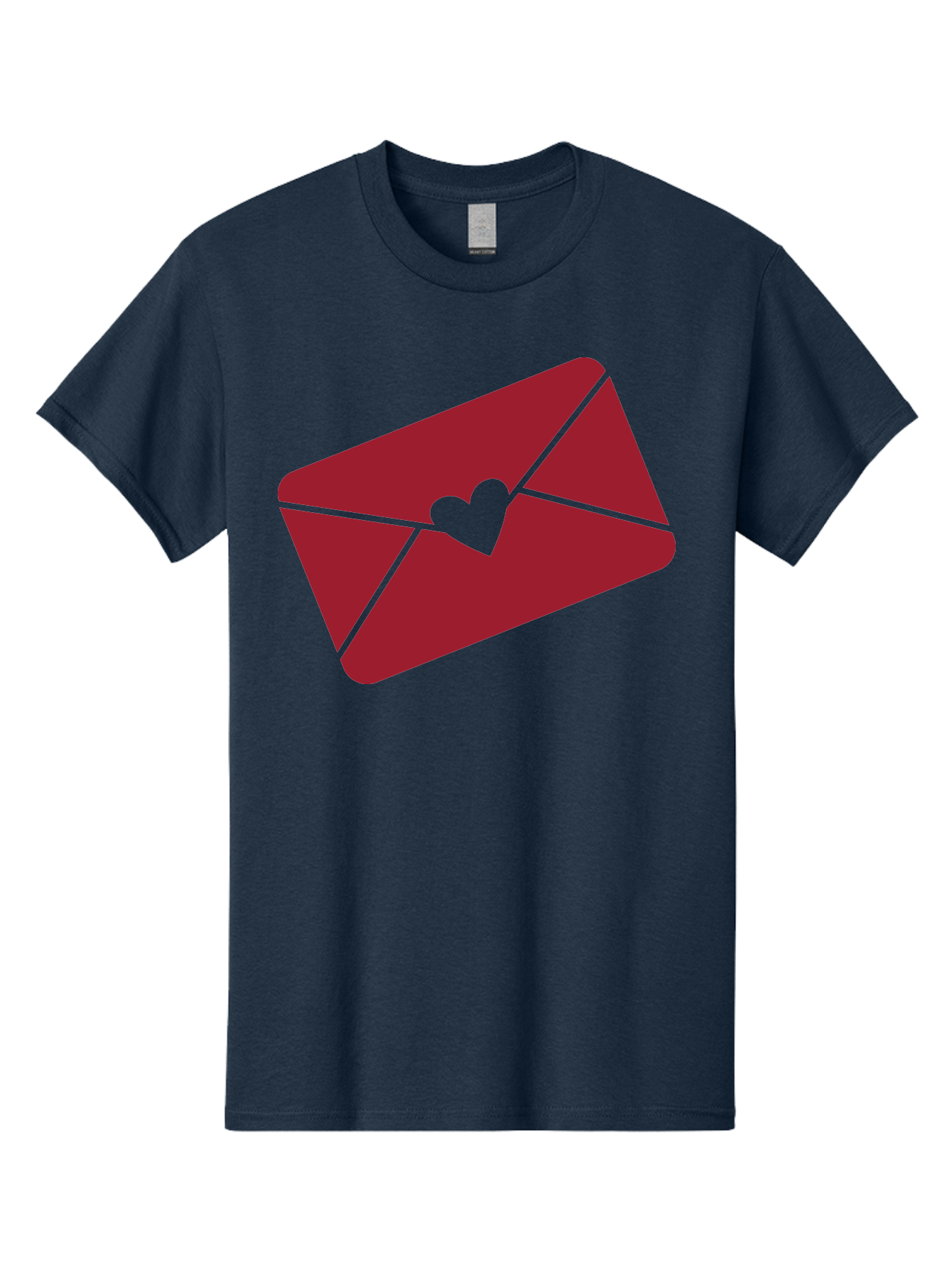 Envelope-With-Heart-1 Men'S Graphic Tee, 100% Cotton, Comfortable Casual Summer Wear, Machine Washable, Love Letter, Romantic Gesture, Heartfelt Message, Envelope Icon, Sealed With Love, Heartfelt Symbol, Affectionate Gesture, Loving Note Aac688 17