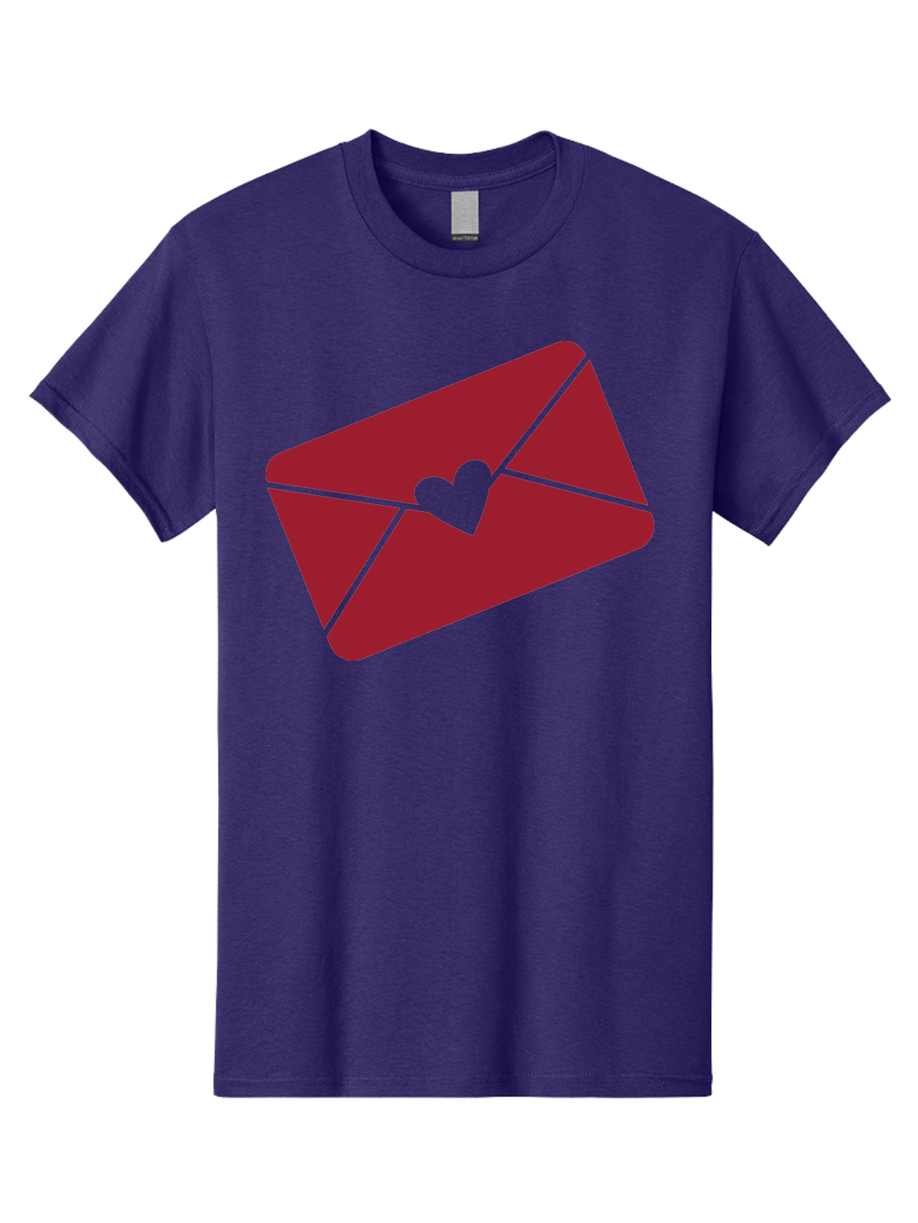 Envelope-With-Heart-1 Men'S Graphic Tee, 100% Cotton, Comfortable Casual Summer Wear, Machine Washable, Love Letter, Romantic Gesture, Heartfelt Message, Envelope Icon, Sealed With Love, Heartfelt Symbol, Affectionate Gesture, Loving Note Aac688 3
