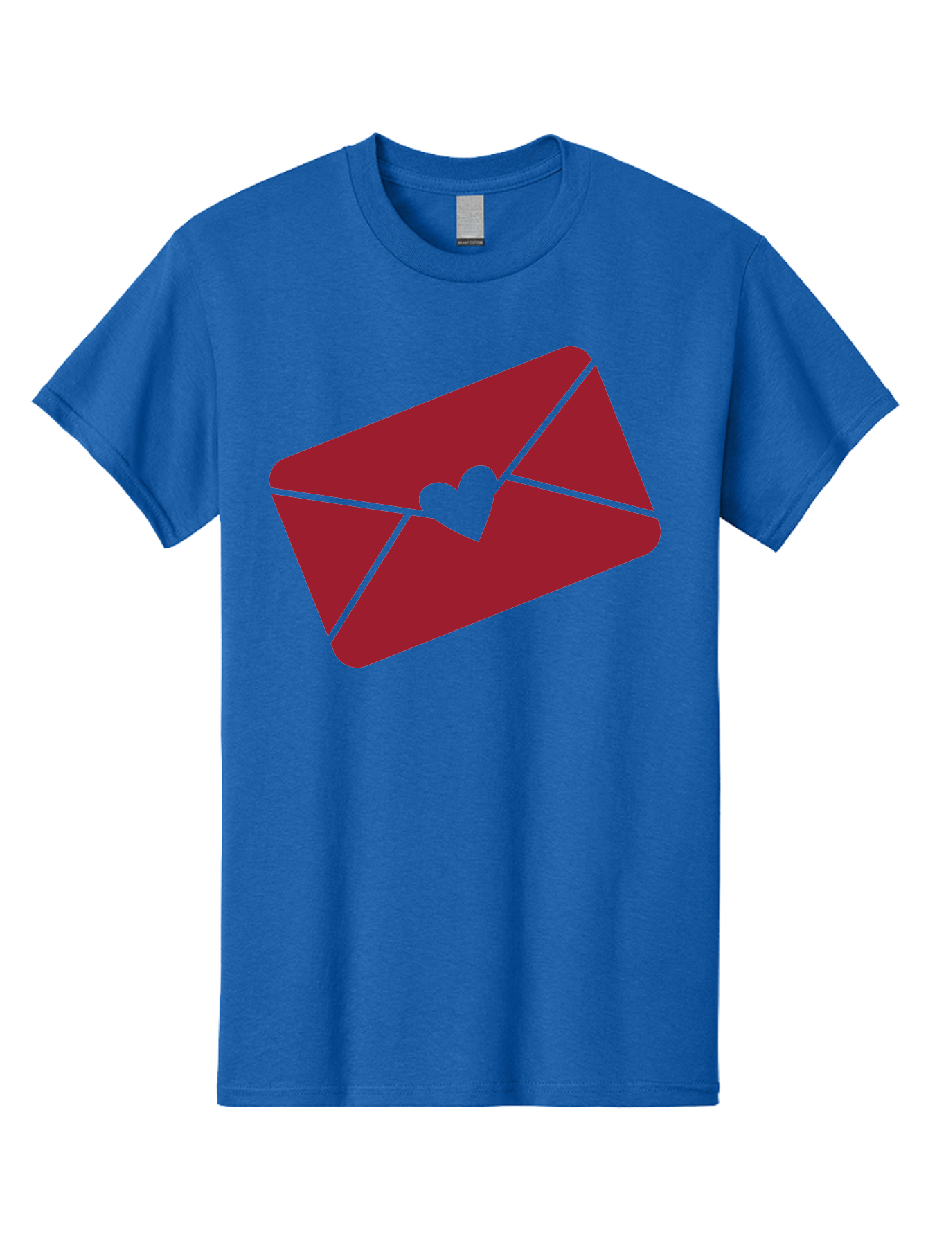 Envelope-With-Heart Men'S Graphic Tee, 100% Cotton, Comfortable Casual Summer Wear, Machine Washable, Love Letter, Romantic Gesture, Valentines Day Card, Heart Symbol, Sealed Envelope, Affectionate Message, Digital Illustration, Aac689 21