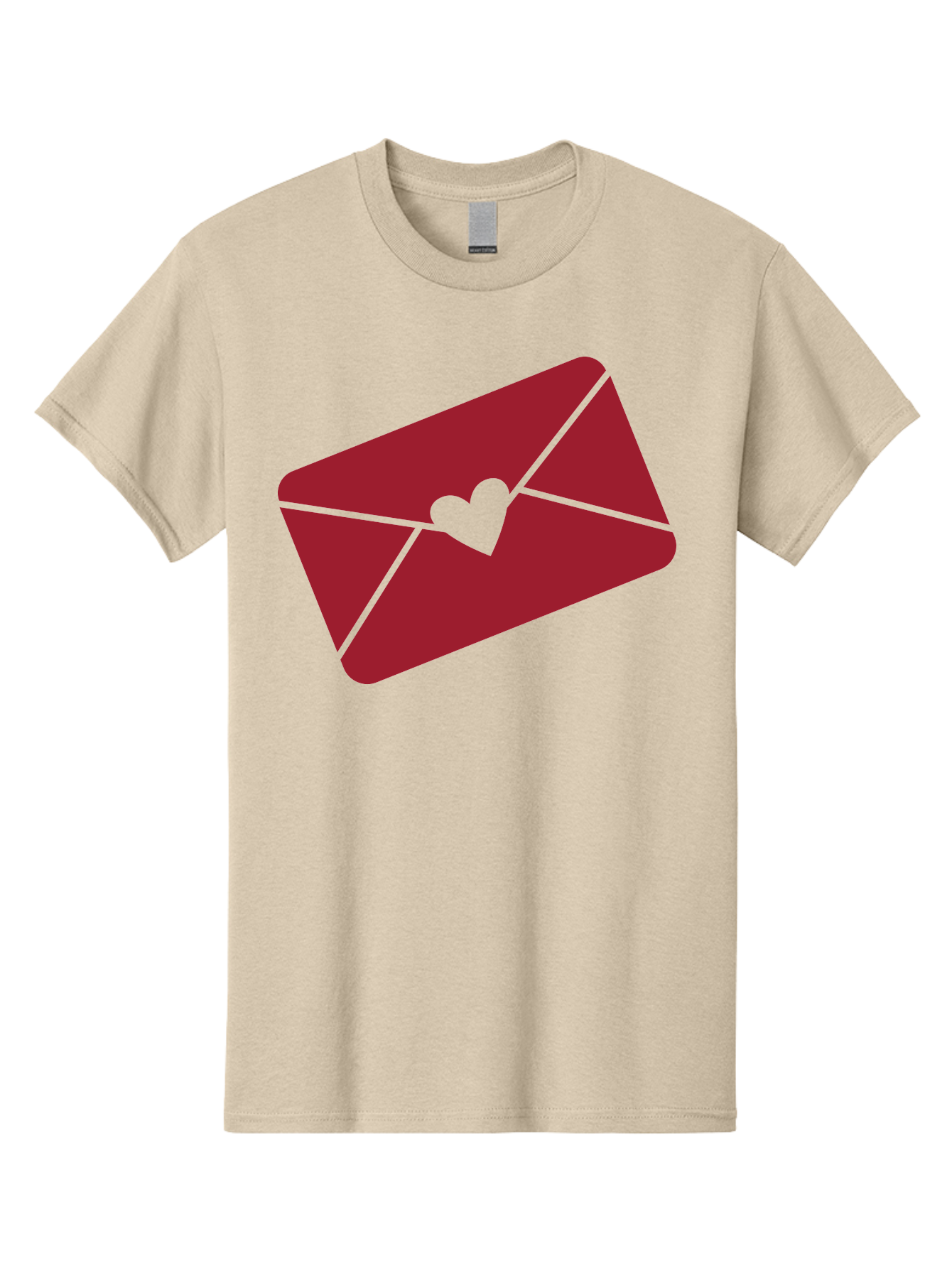 Envelope-With-Heart Men'S Graphic Tee, 100% Cotton, Comfortable Casual Summer Wear, Machine Washable, Love Letter, Romantic Gesture, Valentines Day Card, Heart Symbol, Sealed Envelope, Affectionate Message, Digital Illustration, Aac689 11