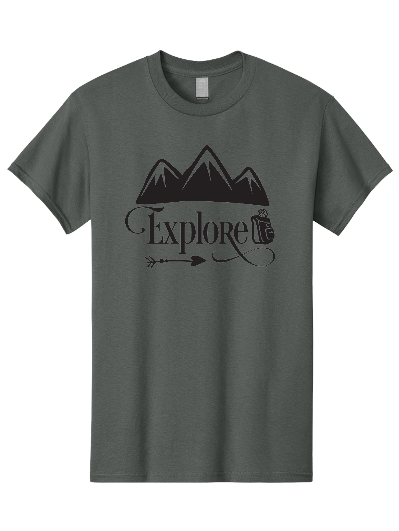 Explored Men'S Graphic Tee, 100% Cotton, Comfortable Casual Summer Wear, Machine Washable, Explore, Adventure, Travel, Mountains, Tourism, Expedition, Discovery, Wanderlust, Adventure Travel, Exploration Aac698 29