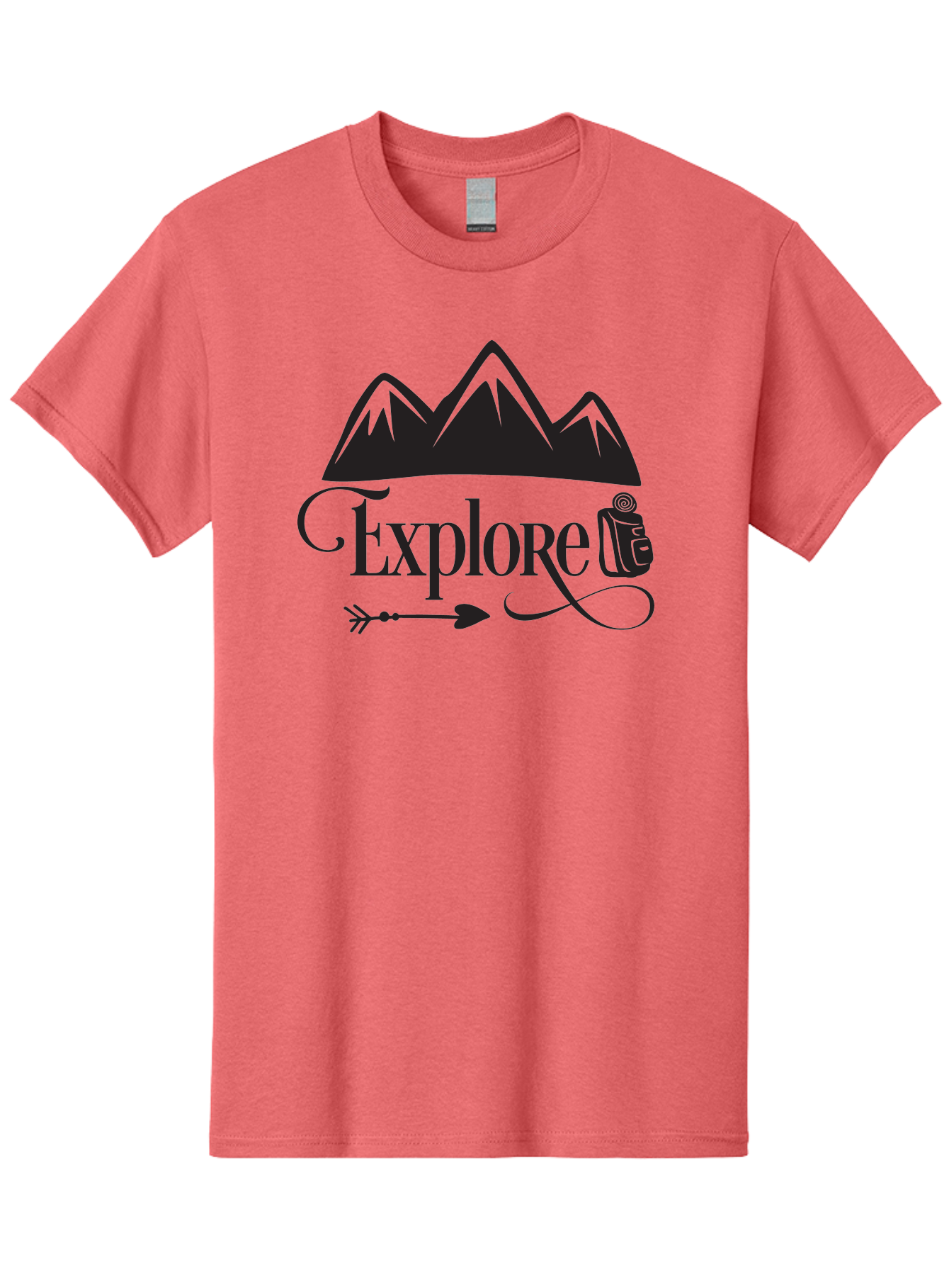 Explored Men'S Graphic Tee, 100% Cotton, Comfortable Casual Summer Wear, Machine Washable, Explore, Adventure, Travel, Mountains, Tourism, Expedition, Discovery, Wanderlust, Adventure Travel, Exploration Aac698 15