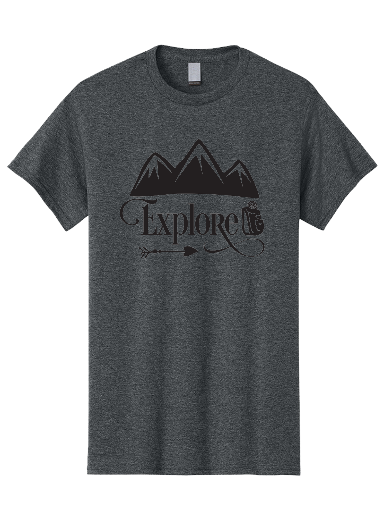 Explored Men'S Graphic Tee, 100% Cotton, Comfortable Casual Summer Wear, Machine Washable, Explore, Adventure, Travel, Mountains, Tourism, Expedition, Discovery, Wanderlust, Adventure Travel, Exploration Aac698 7