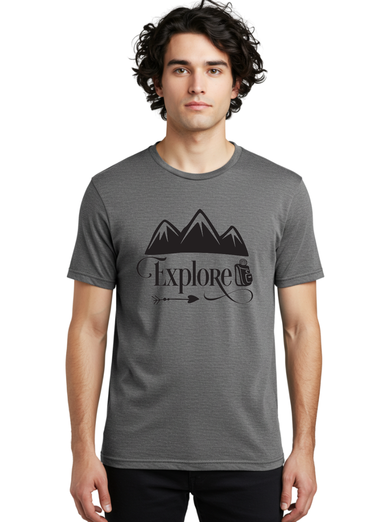 Explored Men'S Graphic Tee, 100% Cotton, Comfortable Casual Summer Wear, Machine Washable, Explore, Adventure, Travel, Mountains, Tourism, Expedition, Discovery, Wanderlust, Adventure Travel, Exploration Aac698 24