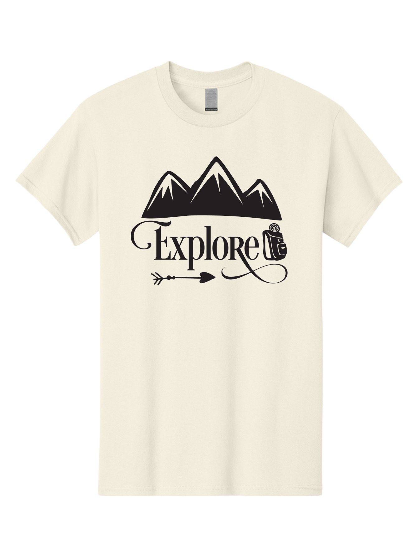 Explored Men'S Graphic Tee, 100% Cotton, Comfortable Casual Summer Wear, Machine Washable, Explore, Adventure, Travel, Mountains, Tourism, Expedition, Discovery, Wanderlust, Adventure Travel, Exploration Aac698 19