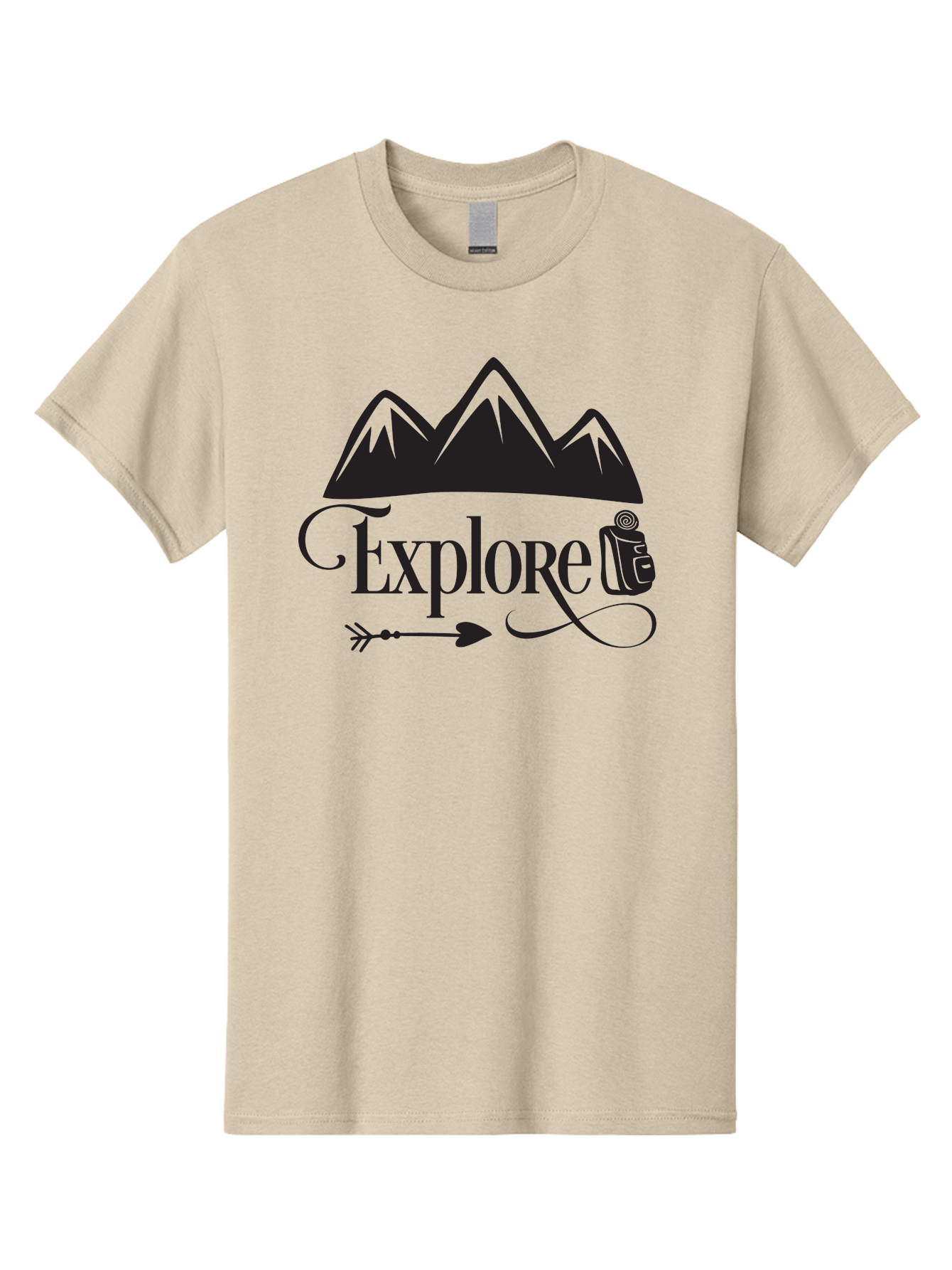 Explored Men'S Graphic Tee, 100% Cotton, Comfortable Casual Summer Wear, Machine Washable, Explore, Adventure, Travel, Mountains, Tourism, Expedition, Discovery, Wanderlust, Adventure Travel, Exploration Aac698 13