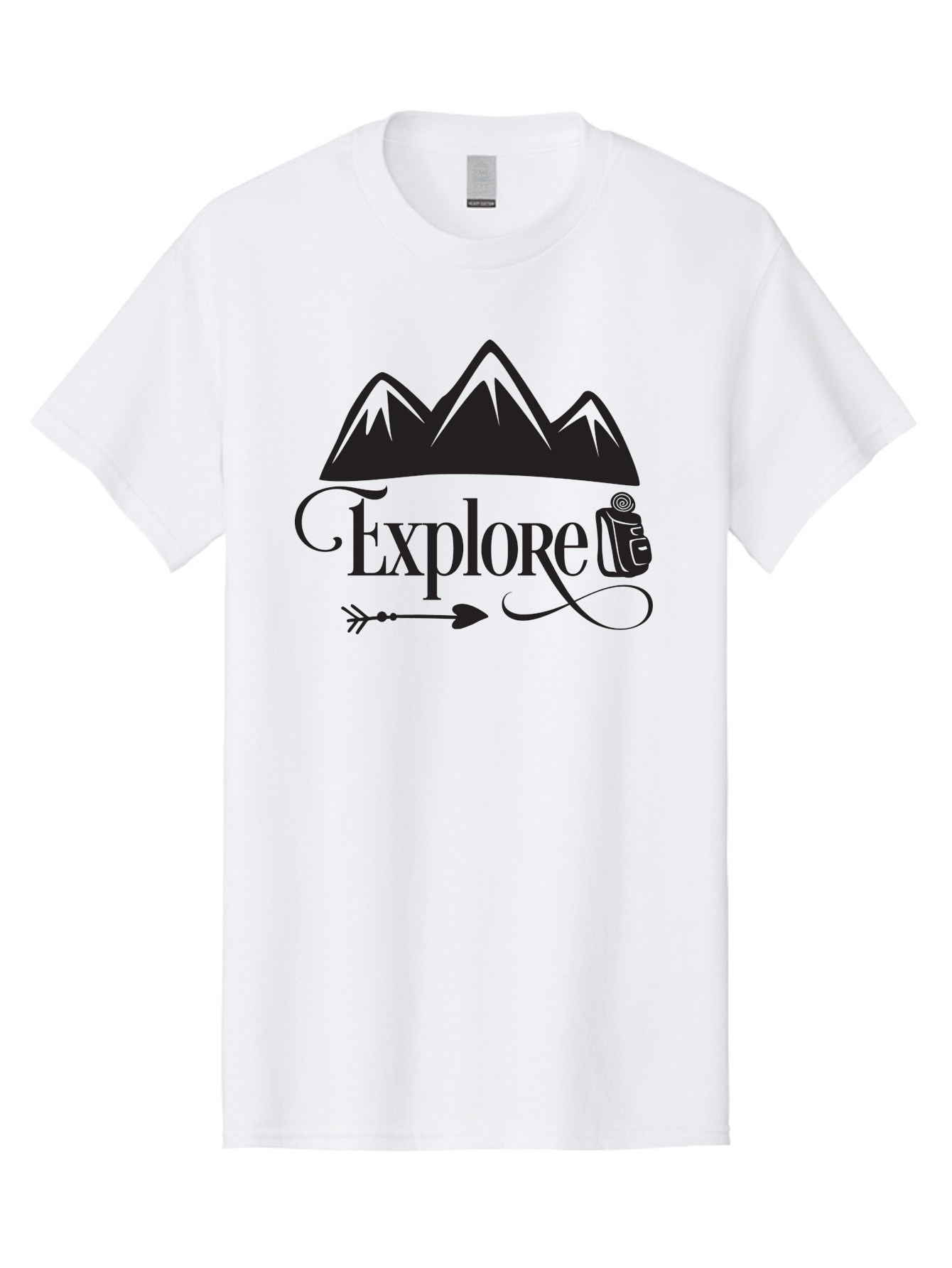 Explored Men'S Graphic Tee, 100% Cotton, Comfortable Casual Summer Wear, Machine Washable, Explore, Adventure, Travel, Mountains, Tourism, Expedition, Discovery, Wanderlust, Adventure Travel, Exploration Aac698 11
