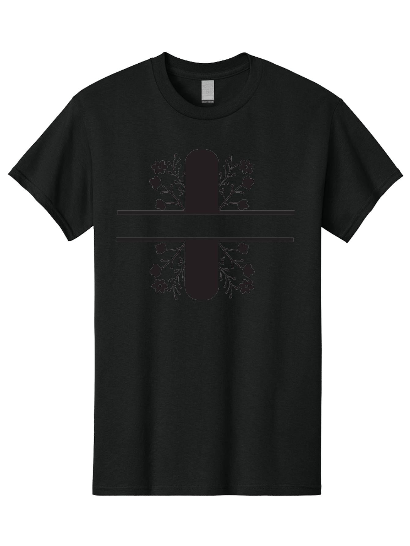 Fleur-De-Lis Men'S Graphic Tee, 100% Cotton, Comfortable Casual Summer Wear, Machine Washable, Addition Symbol, Plus Sign, Black Silhouette, Floral Design, Flowers And Leaves, Geometric Pattern, Simple Icon Aac718 9