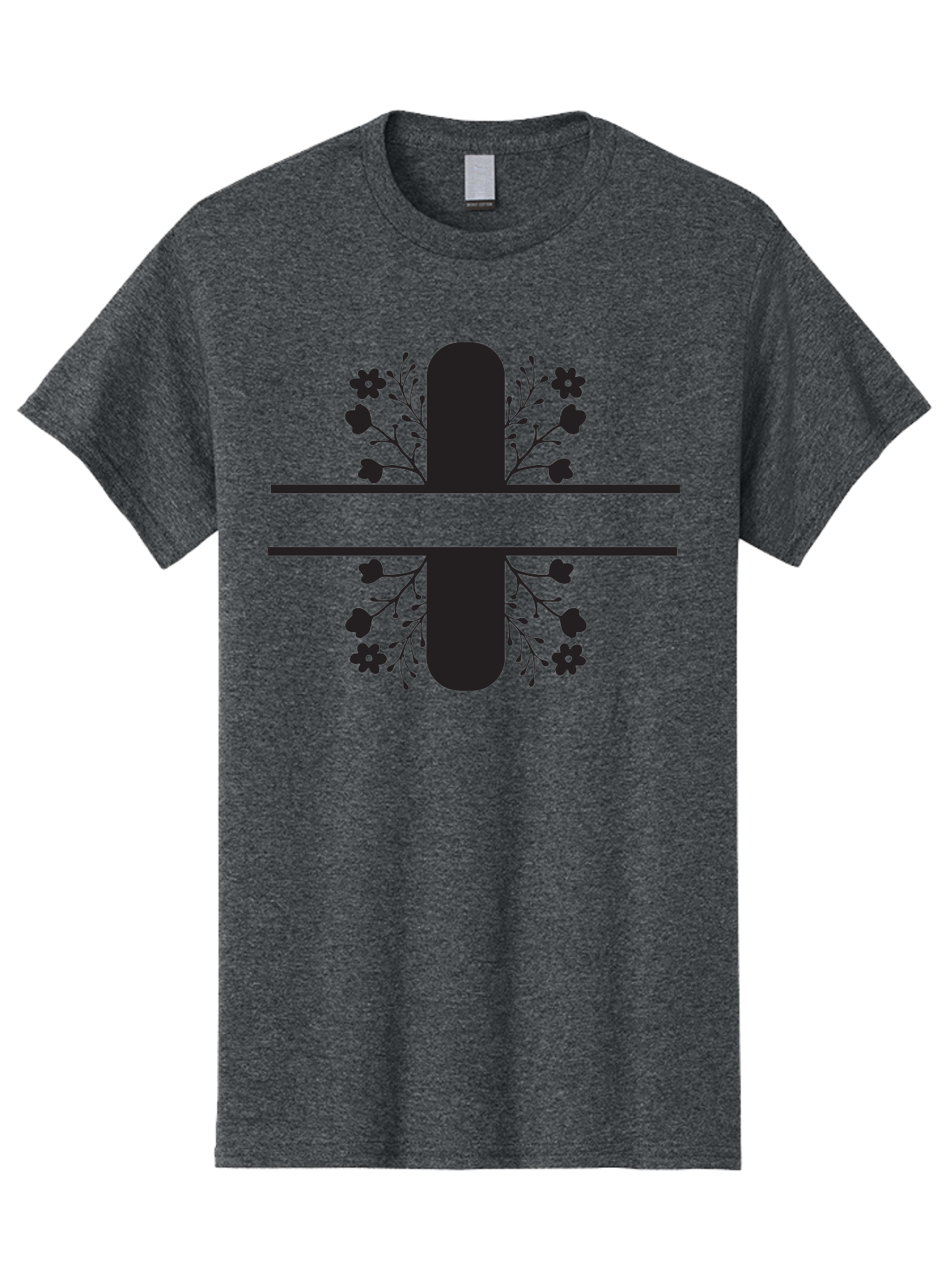 Fleur-De-Lis Men'S Graphic Tee, 100% Cotton, Comfortable Casual Summer Wear, Machine Washable, Addition Symbol, Plus Sign, Black Silhouette, Floral Design, Flowers And Leaves, Geometric Pattern, Simple Icon Aac718 29
