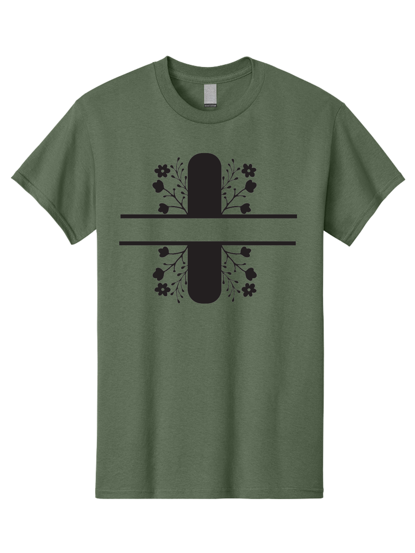 Fleur-De-Lis Men'S Graphic Tee, 100% Cotton, Comfortable Casual Summer Wear, Machine Washable, Addition Symbol, Plus Sign, Black Silhouette, Floral Design, Flowers And Leaves, Geometric Pattern, Simple Icon Aac718 15