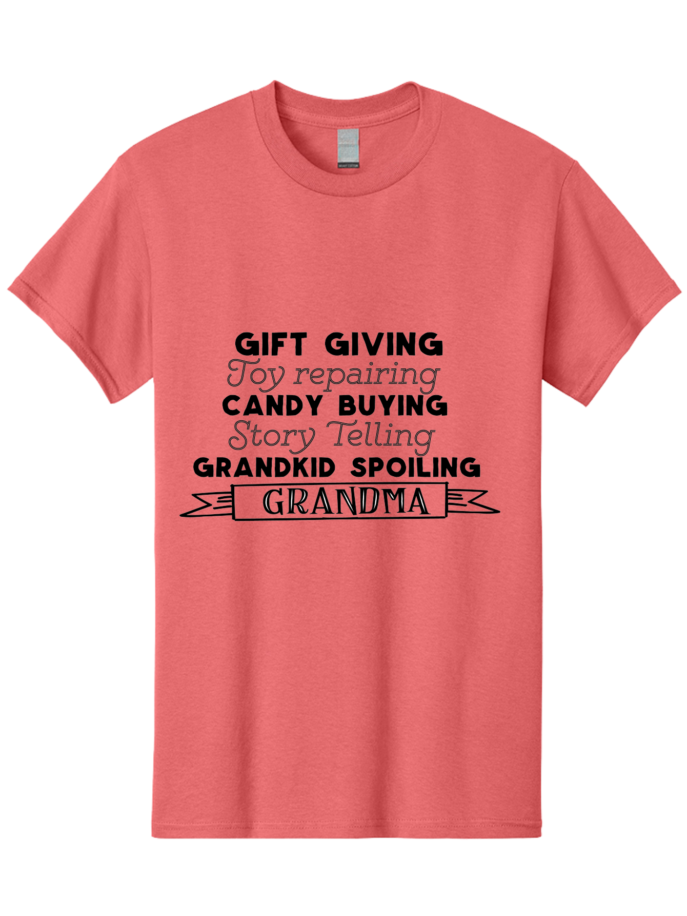 Grandma Men'S Graphic Tee, 100% Cotton, Comfortable Casual Summer Wear, Machine Washable, Grandma, Gift Giving, Toy Repairing, Candy Buying, Story Telling, Grandkid Spoiling, Family Love, Grandmotherly Activities, Grandmother'S Day Aac775 29