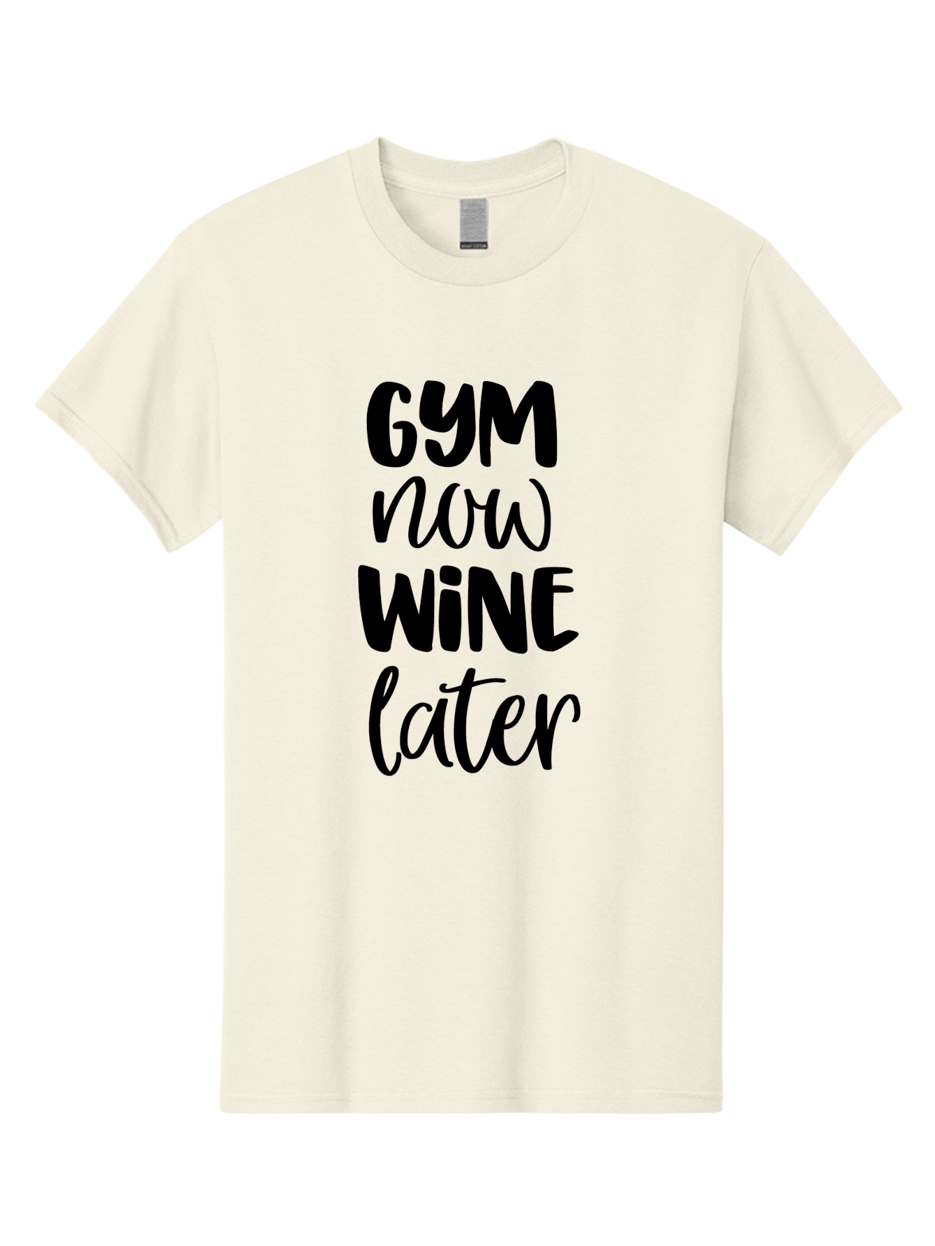 Gym-Now-Wine-Later-1 Men'S Graphic Tee, 100% Cotton, Comfortable Casual Summer Wear, Machine Washable, Gym Motivation, Fitness Quotes, Wine Lover, Fitness Humor, Workout Inspiration, Funny Sayings, Wine Time, Gym Now Wine Later Aac783 29