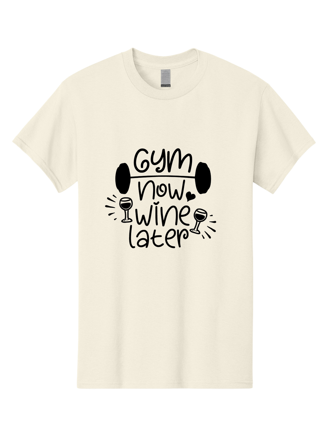 Gym-Now-Wine-Later Men'S Graphic Tee, 100% Cotton, Comfortable Casual Summer Wear, Machine Washable, Gym Motivation, Fitness Quote, Wine Lover, Workout Inspiration, Balance, Fitness Humor, Healthy Lifestyle, Gym And Wine Aac784 25