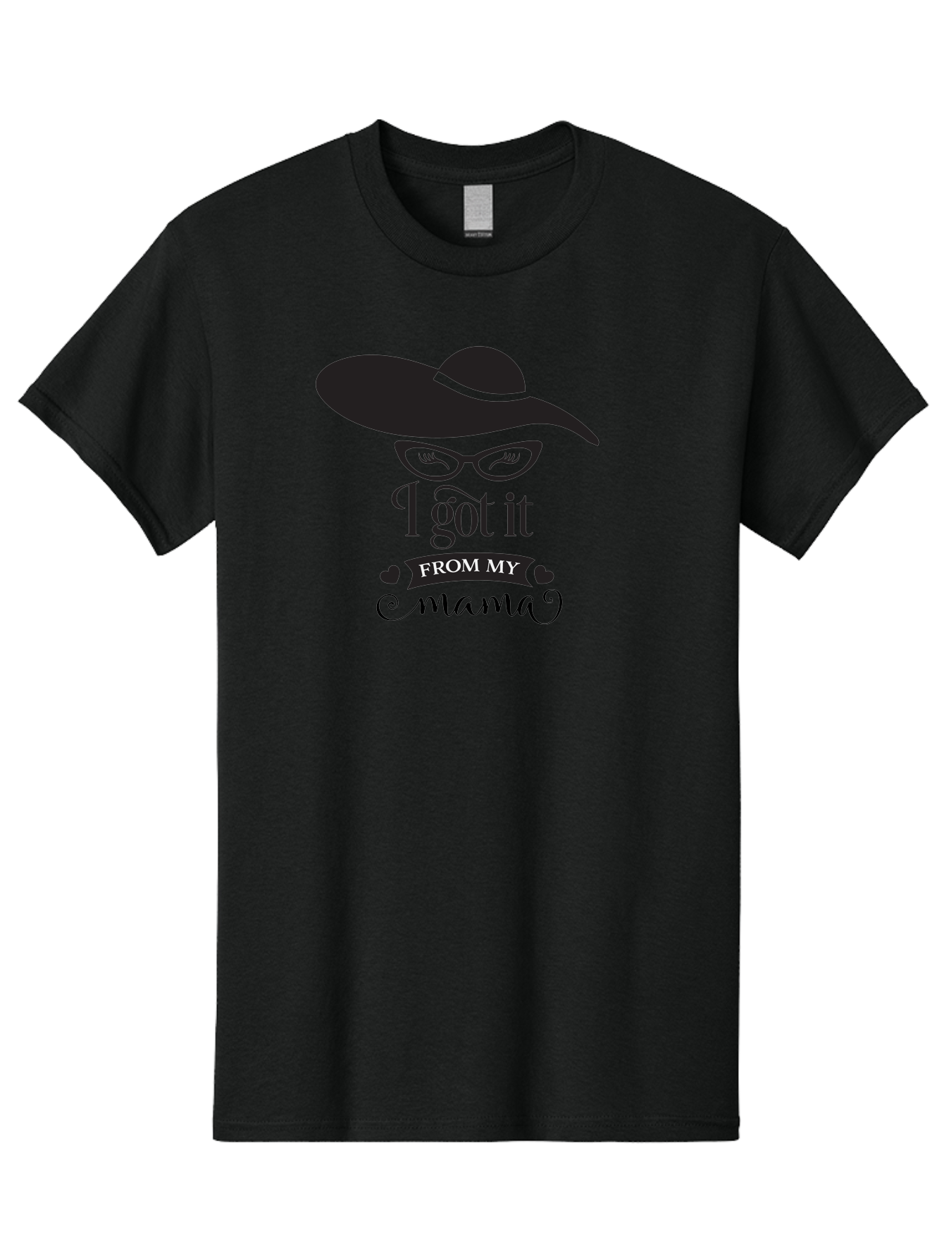 I-Got-It-From-My-Mama Men'S Graphic Tee, 100% Cotton, Comfortable Casual Summer Wear, Machine Washable, Funny Mama Quote, Humorous Mom Saying, I Got It From My Mama, Cute Mama Design, Mama Love, Mom Humor, Heartwarming Quote, Aac848 9