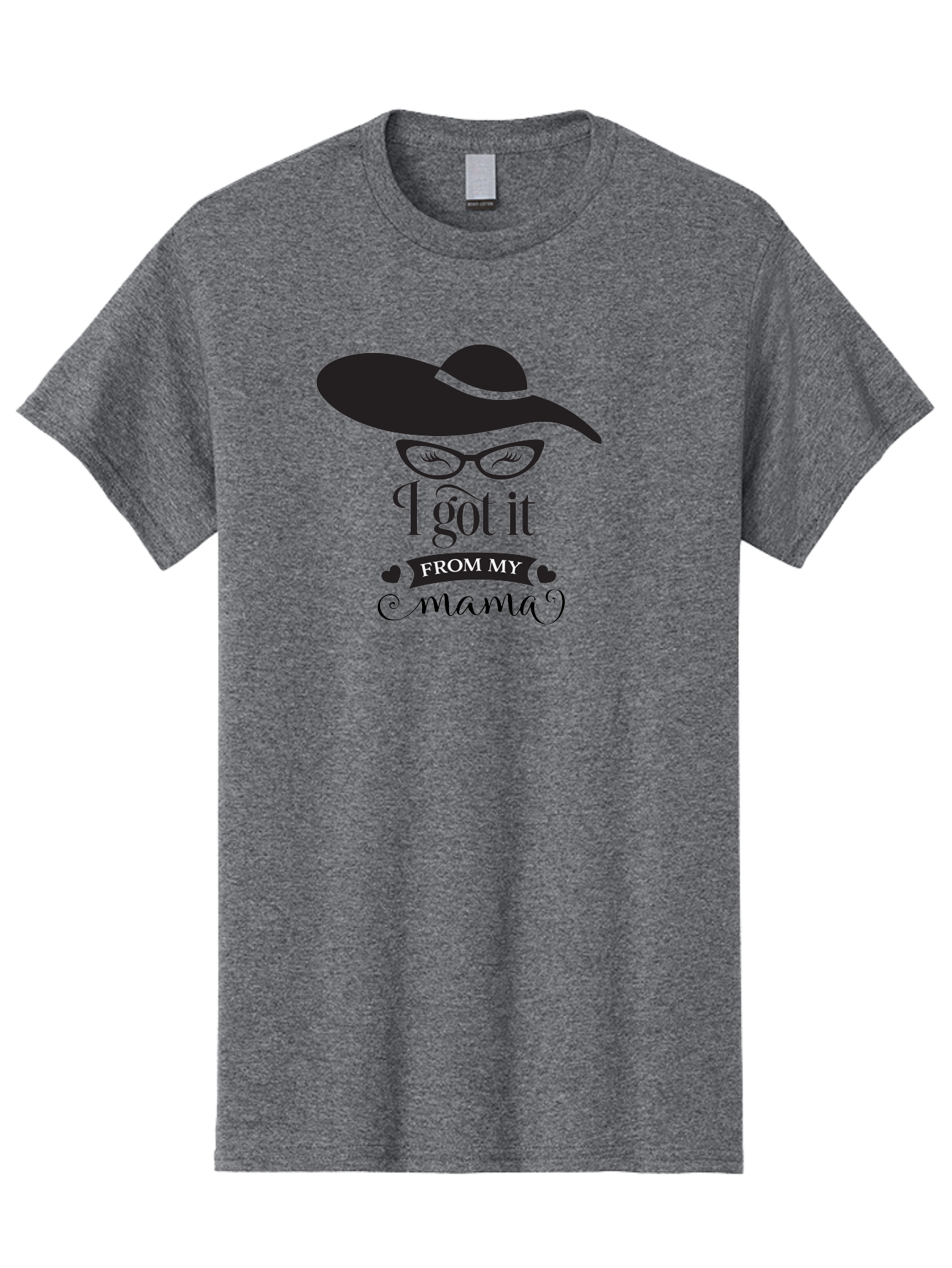 I-Got-It-From-My-Mama Men'S Graphic Tee, 100% Cotton, Comfortable Casual Summer Wear, Machine Washable, Funny Mama Quote, Humorous Mom Saying, I Got It From My Mama, Cute Mama Design, Mama Love, Mom Humor, Heartwarming Quote, Aac848 21