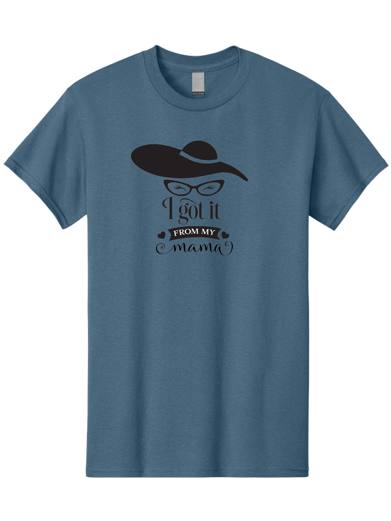 I-Got-It-From-My-Mama Men'S Graphic Tee, 100% Cotton, Comfortable Casual Summer Wear, Machine Washable, Funny Mama Quote, Humorous Mom Saying, I Got It From My Mama, Cute Mama Design, Mama Love, Mom Humor, Heartwarming Quote, Aac848 15