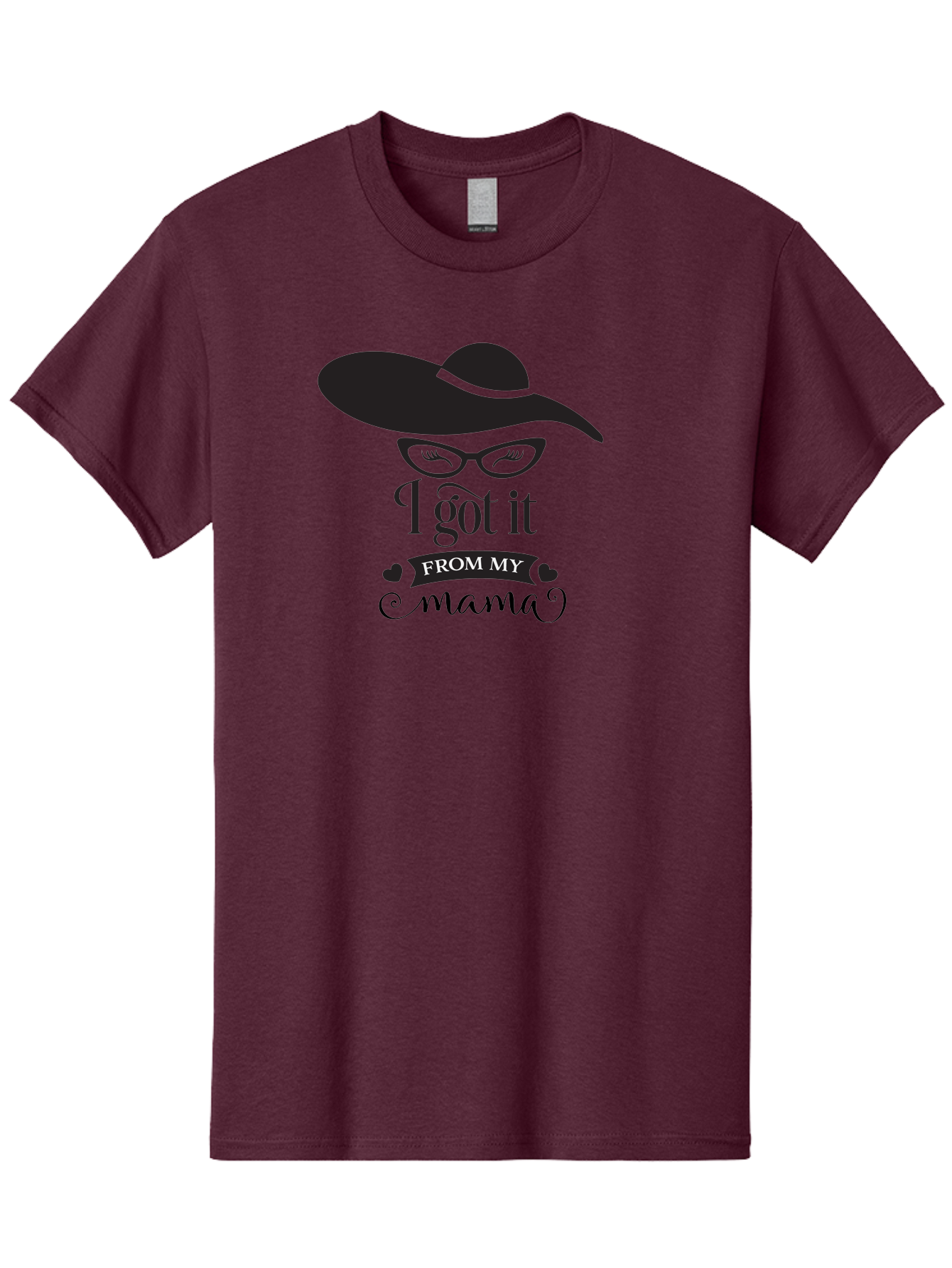 I-Got-It-From-My-Mama Men'S Graphic Tee, 100% Cotton, Comfortable Casual Summer Wear, Machine Washable, Funny Mama Quote, Humorous Mom Saying, I Got It From My Mama, Cute Mama Design, Mama Love, Mom Humor, Heartwarming Quote, Aac848 29