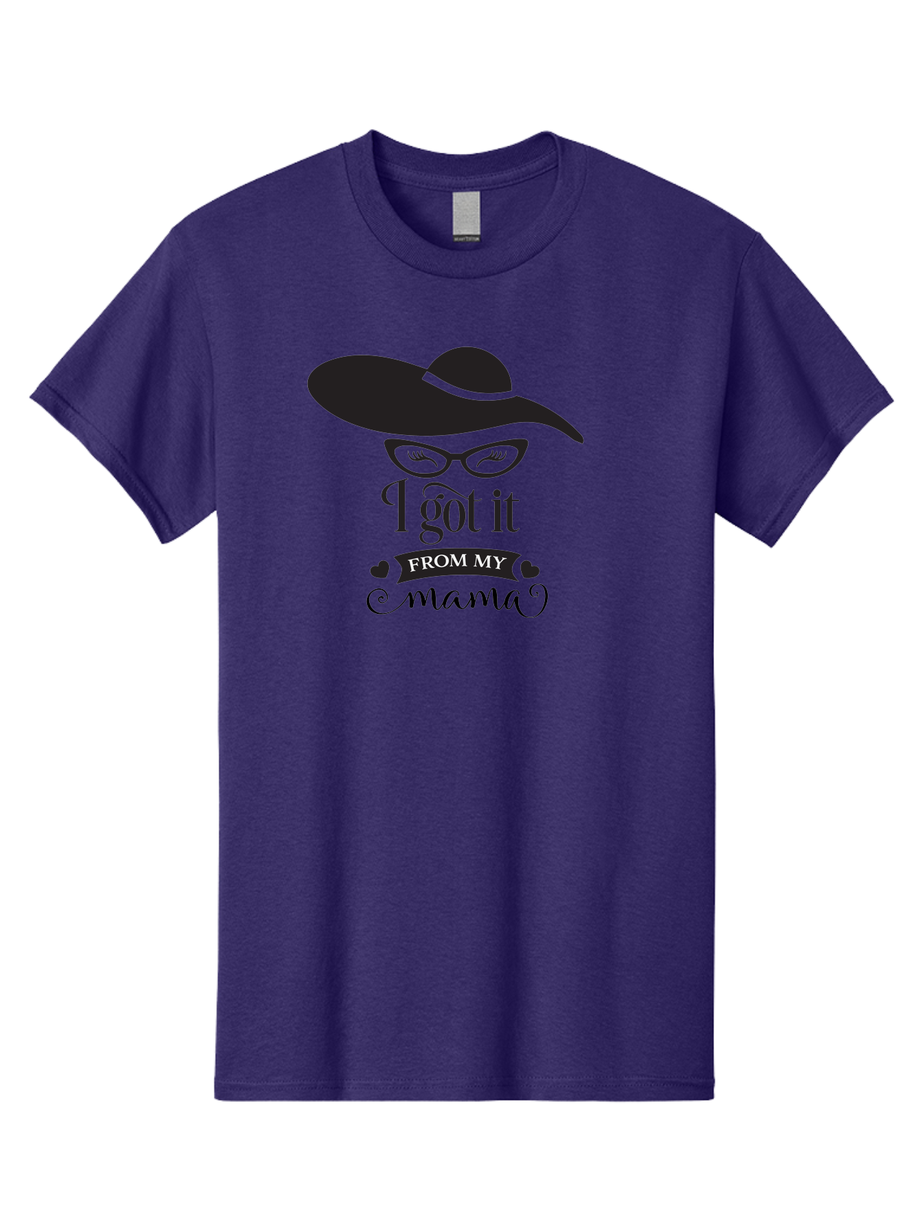 I-Got-It-From-My-Mama Men'S Graphic Tee, 100% Cotton, Comfortable Casual Summer Wear, Machine Washable, Funny Mama Quote, Humorous Mom Saying, I Got It From My Mama, Cute Mama Design, Mama Love, Mom Humor, Heartwarming Quote, Aac848 11