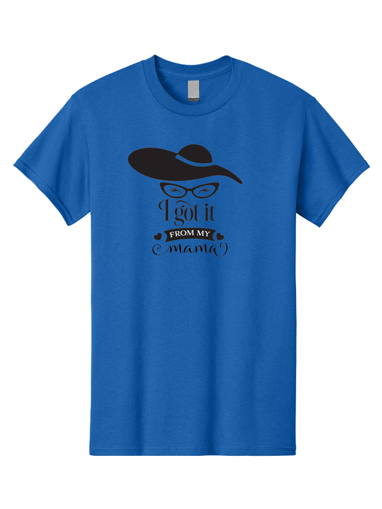 I-Got-It-From-My-Mama Men'S Graphic Tee, 100% Cotton, Comfortable Casual Summer Wear, Machine Washable, Funny Mama Quote, Humorous Mom Saying, I Got It From My Mama, Cute Mama Design, Mama Love, Mom Humor, Heartwarming Quote, Aac848 7