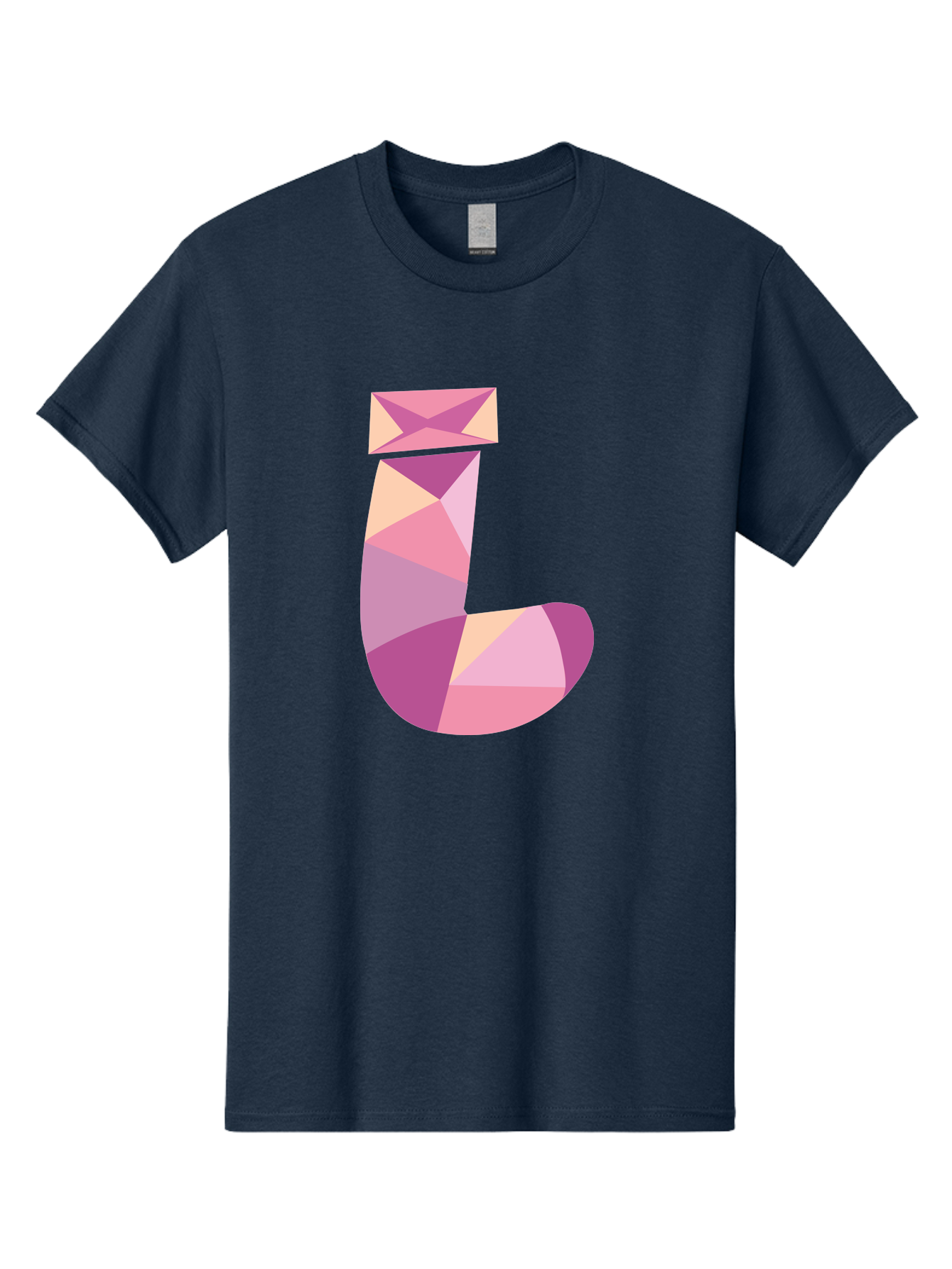 J-1 Men'S Graphic Tee, 100% Cotton, Comfortable Casual Summer Wear, Machine Washable, Geometric Shapes, Abstract Art, Letterform, Typography, Pastel Colors, Pink Hues, Purple Tones, Modern Design, Creative Expression, Artistic Style Aac904 13