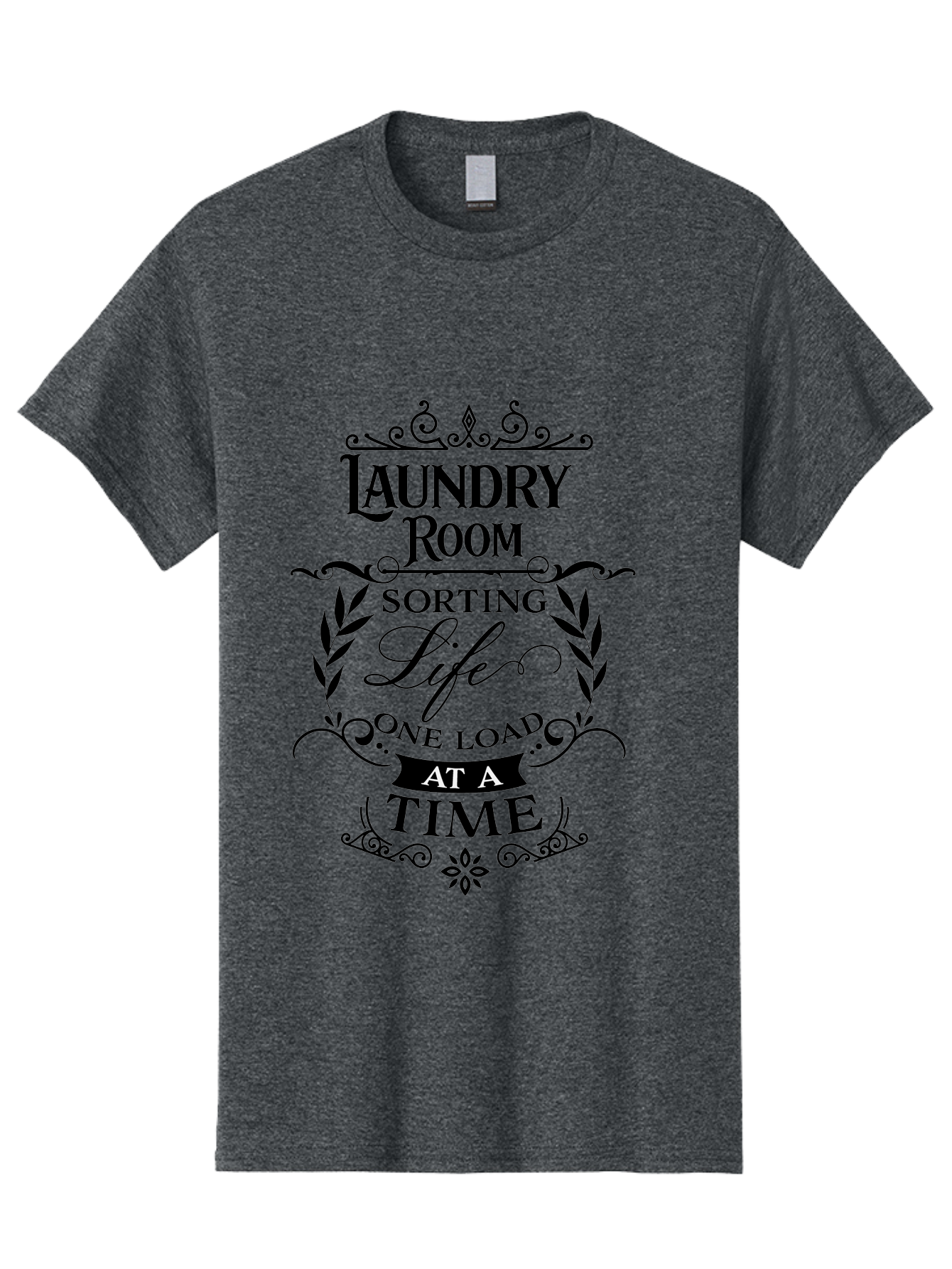 Laundry-Room-Sorting-Life Men'S Graphic Tee, 100% Cotton, Comfortable Casual Summer Wear, Machine Washable, Laundry Room Humor, Funny Laundry Quotes, Household Chores, Life One Load At Time, Washing Laundry, Sorting Life, Laundry Day, Aac928 27