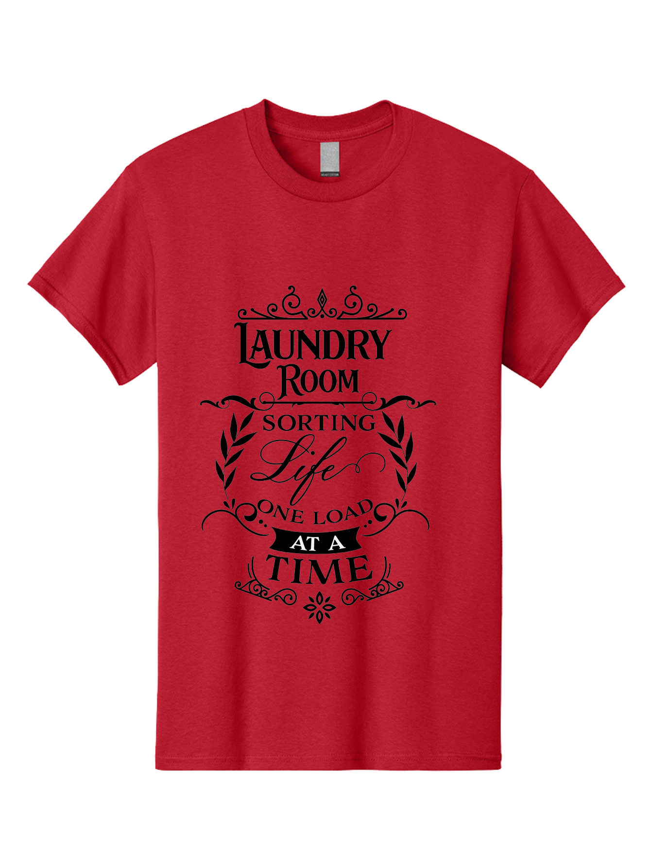 Laundry-Room-Sorting-Life Men'S Graphic Tee, 100% Cotton, Comfortable Casual Summer Wear, Machine Washable, Laundry Room Humor, Funny Laundry Quotes, Household Chores, Life One Load At Time, Washing Laundry, Sorting Life, Laundry Day, Aac928 15