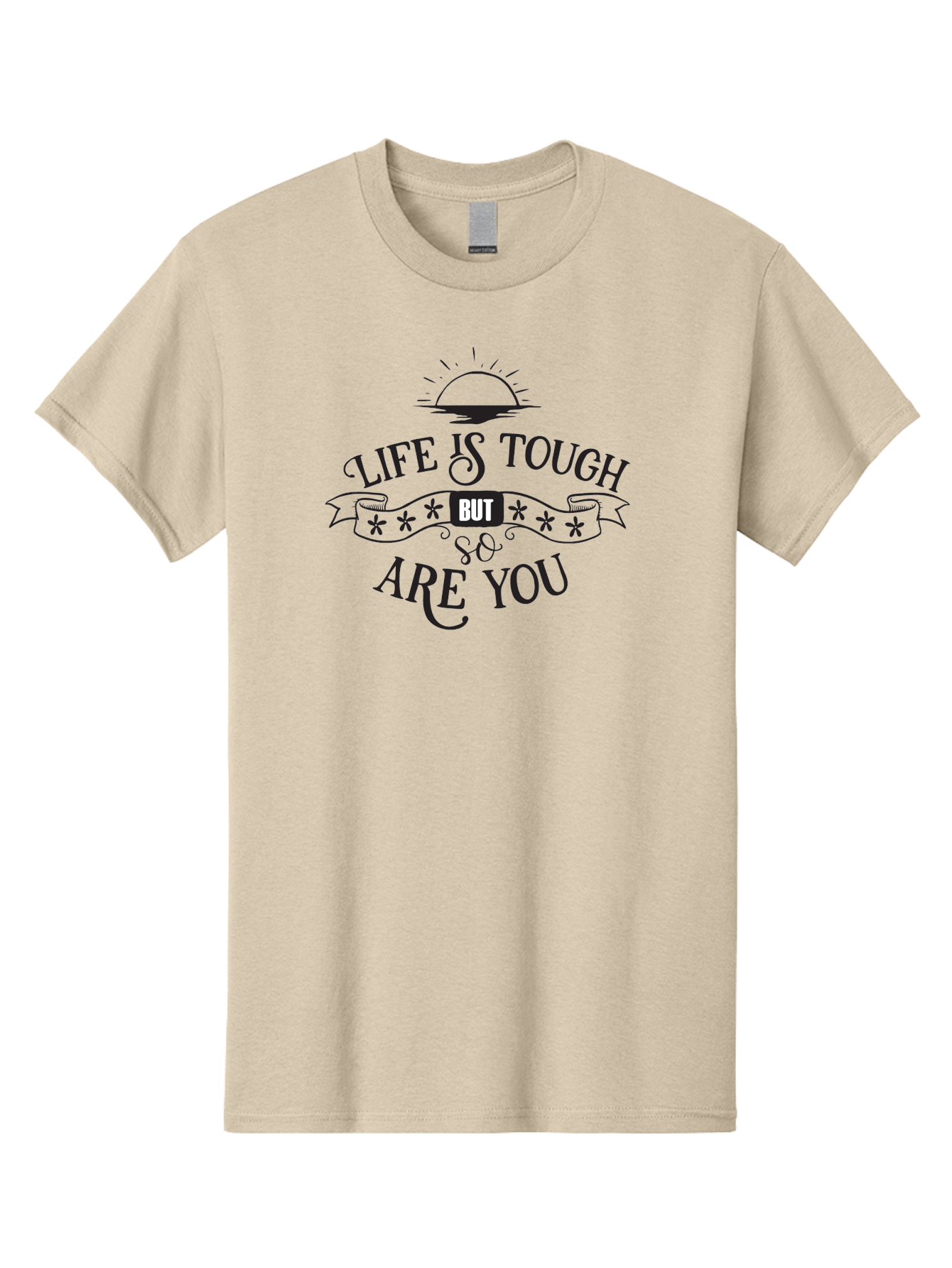 Life-Is-Tough-But-So-Are-You-1 Men'S Graphic Tee, 100% Cotton, Comfortable Casual Summer Wear, Machine Washable, Inspirational Quotes, Motivational Sayings, Positive Affirmations, Life Is Tough But So Are You, Mental Toughness, Resilience, Aac947 11
