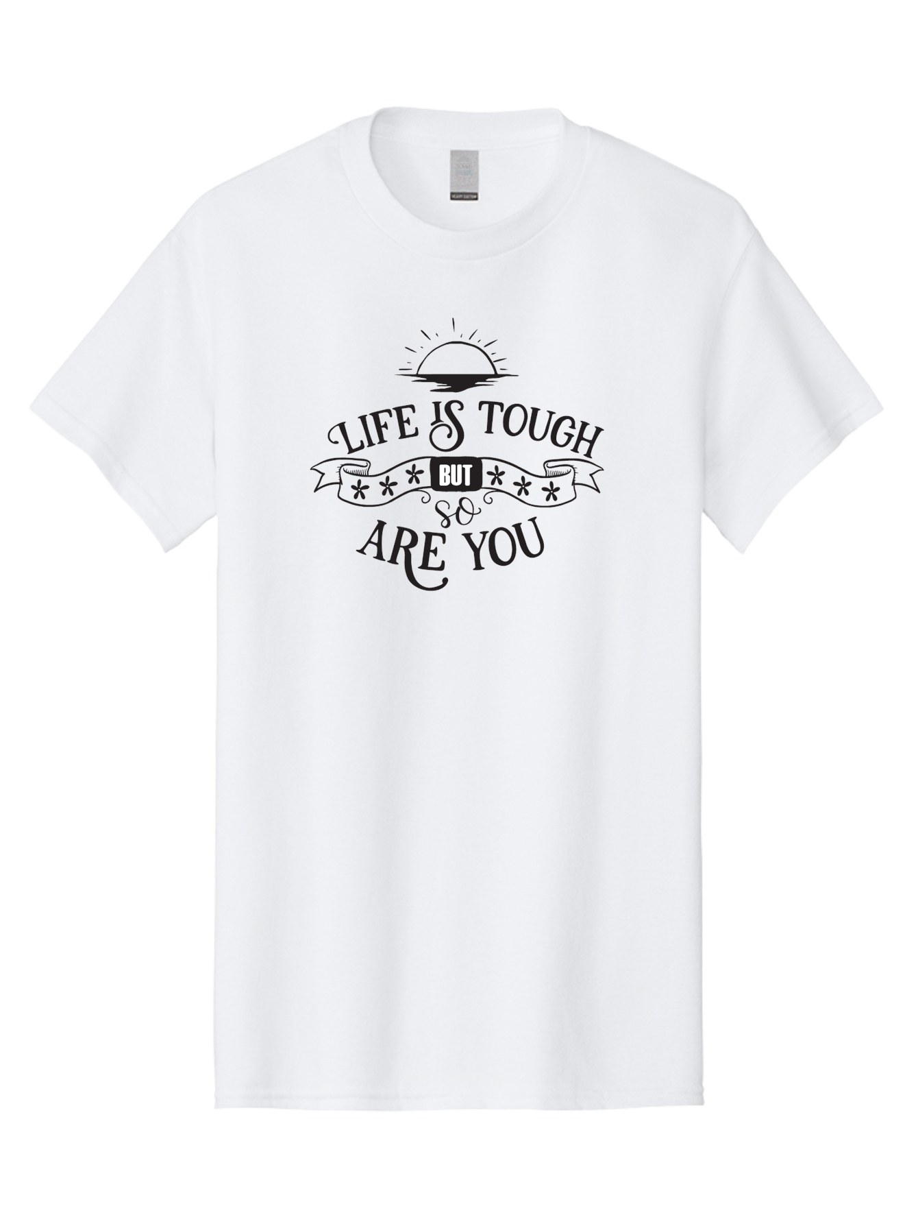 Life-Is-Tough-But-So-Are-You-1 Men'S Graphic Tee, 100% Cotton, Comfortable Casual Summer Wear, Machine Washable, Inspirational Quotes, Motivational Sayings, Positive Affirmations, Life Is Tough But So Are You, Mental Toughness, Resilience, Aac947 15