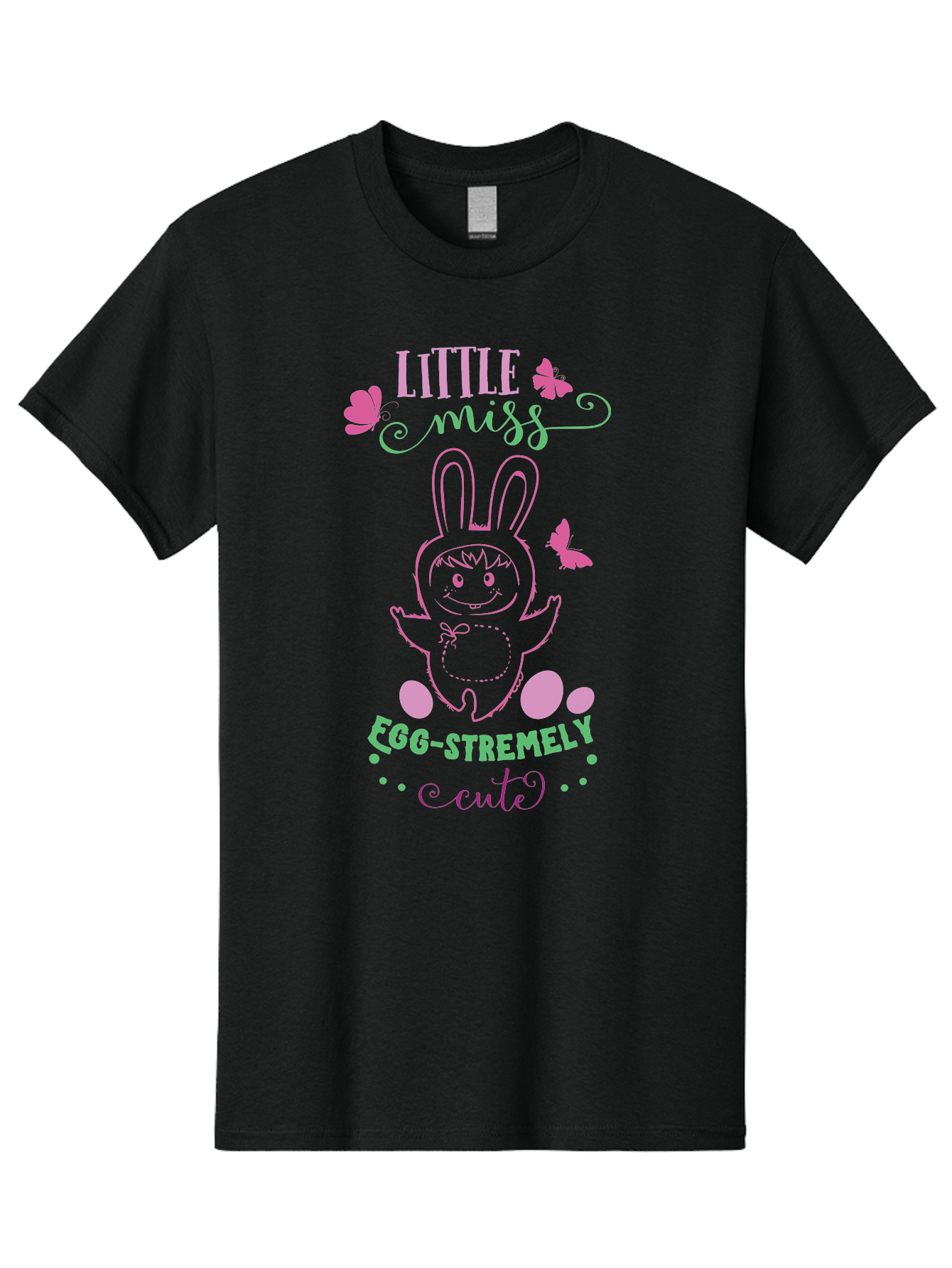 Little-Egg-Stra-Cute Men'S Graphic Tee, 100% Cotton, Comfortable Casual Summer Wear, Machine Washable, Easter Bunny, Cute Cartoon Character, Eggs-Travagant Design, Easter Eggs, Pastel Colors, Whimsical Illustration, Bunny Love, Spring Theme, Aac953 29