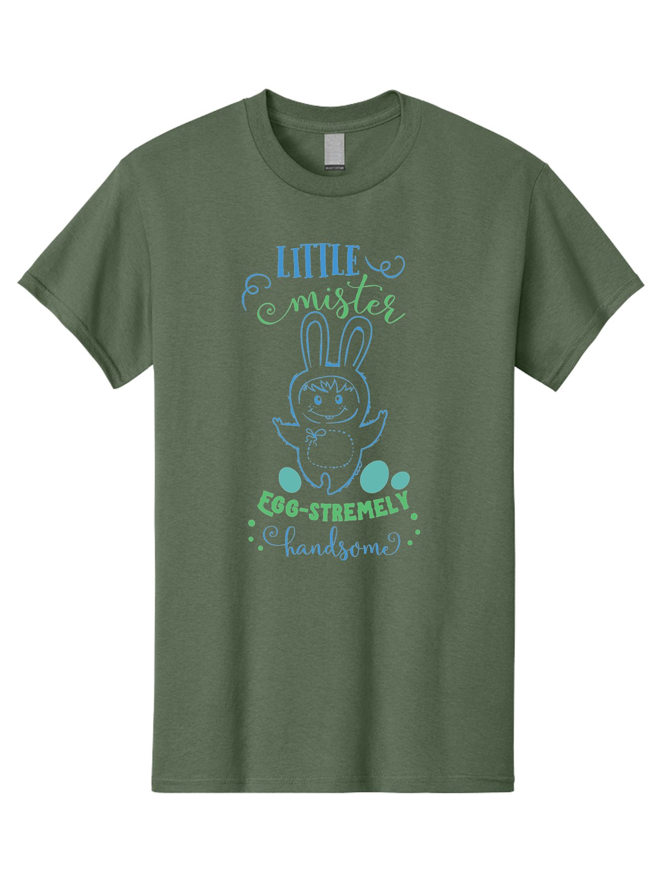 Little-Meepy-Egg-Stremely Men'S Graphic Tee, 100% Cotton, Comfortable Casual Summer Wear, Machine Washable, Easter Bunny, Cute Cartoon Character, Funny Bunny, Easter Eggs, Egg-Stremely Handsome, Little Bunny, Adorable Design, Bunny Love, Aac955 15