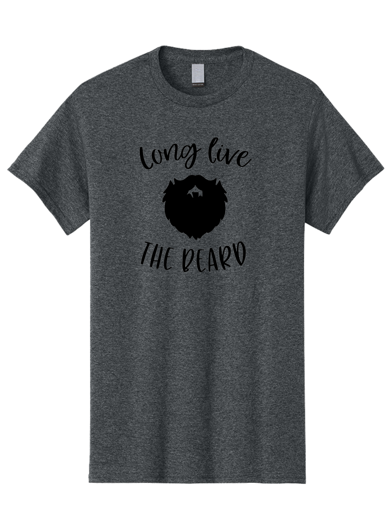 Long-Live-The-Beard Men'S Graphic Tee, 100% Cotton, Comfortable Casual Summer Wear, Machine Washable, Beard Logo, Hipster Culture, Stylish Design, Beard Appreciation, Long Live The Beard, Trendy Graphics, Modern Hipster, Fashionable Beards Aac965 9