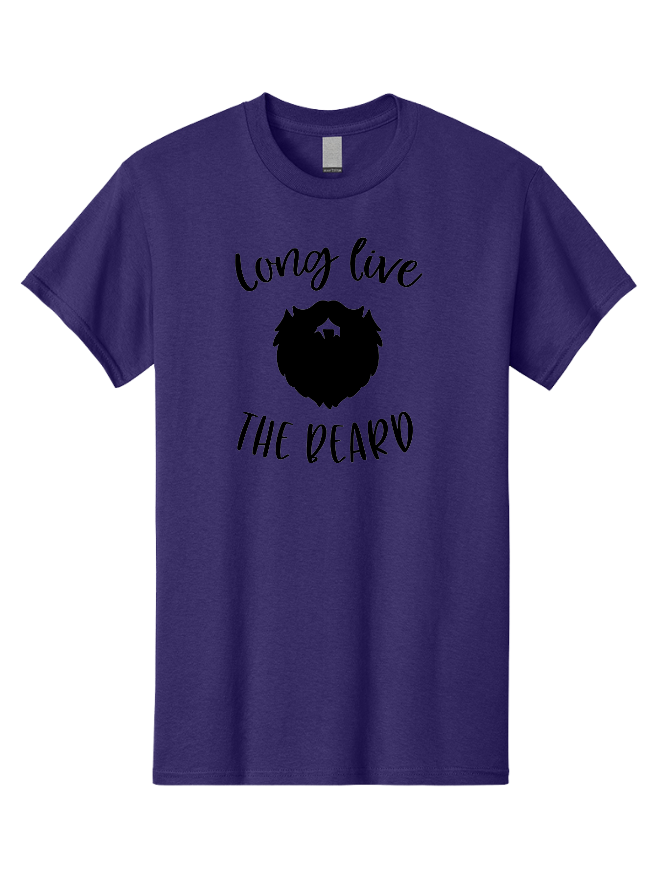 Long-Live-The-Beard Men'S Graphic Tee, 100% Cotton, Comfortable Casual Summer Wear, Machine Washable, Beard Logo, Hipster Culture, Stylish Design, Beard Appreciation, Long Live The Beard, Trendy Graphics, Modern Hipster, Fashionable Beards Aac965 29