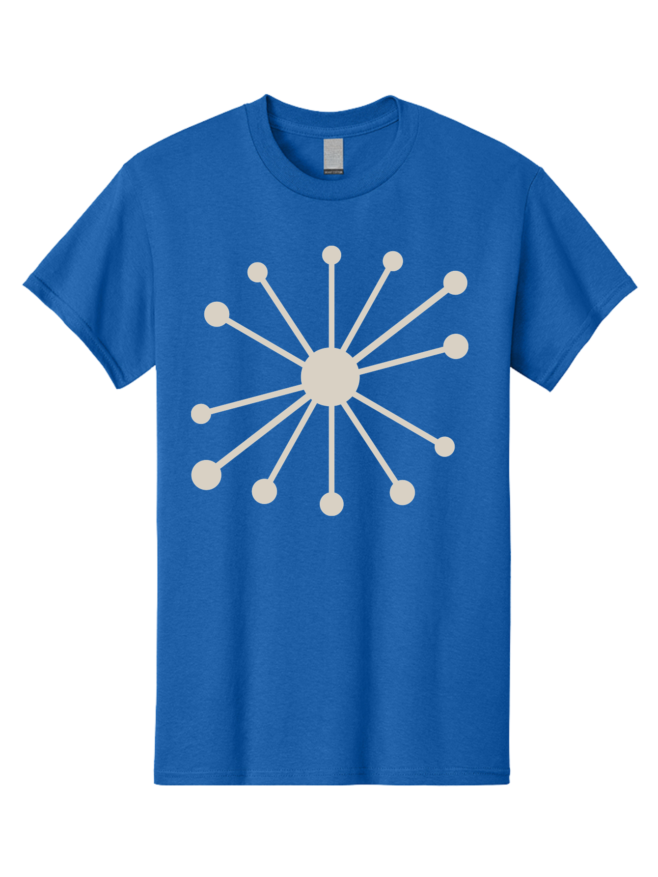 Molecular-Structure Men'S Graphic Tee, 100% Cotton, Comfortable Casual Summer Wear, Machine Washable, Network Diagram, Interconnected Nodes, Web Design, Digital Connections, Futuristic Tech, Abstract Art, Modern Graphic, Minimalist Style Aad010 11