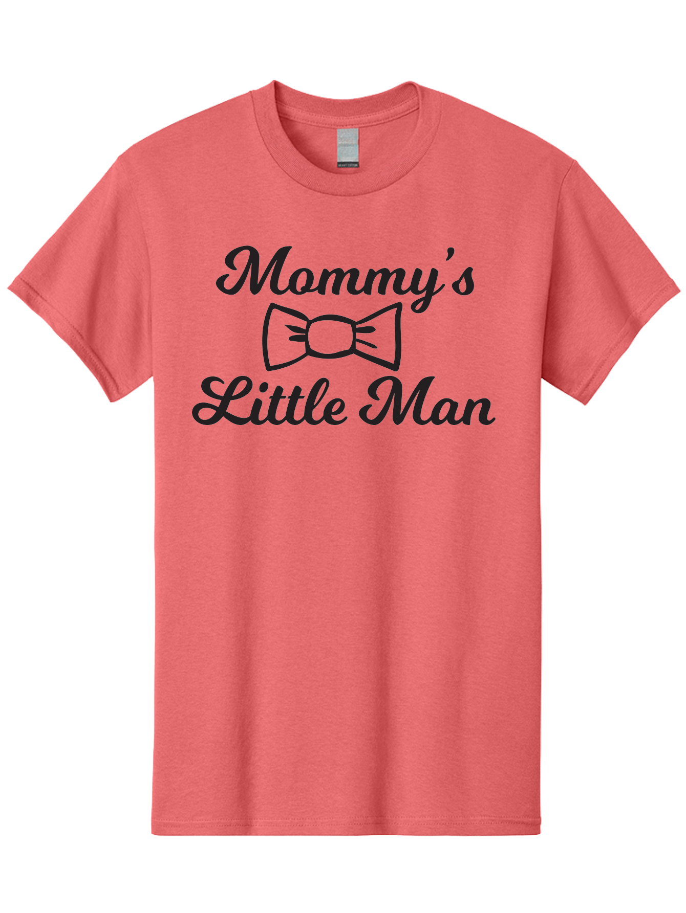 Mommy-S-Little-Man Men'S Graphic Tee, 100% Cotton, Comfortable Casual Summer Wear, Machine Washable, Mommy'S Little Man, Bow Tie Design, Cute Baby Boy, Mother And Child, Baby Shower Gift, Nursery Decor, Personalized Apparel, Custom T-Shirt Aad018 21
