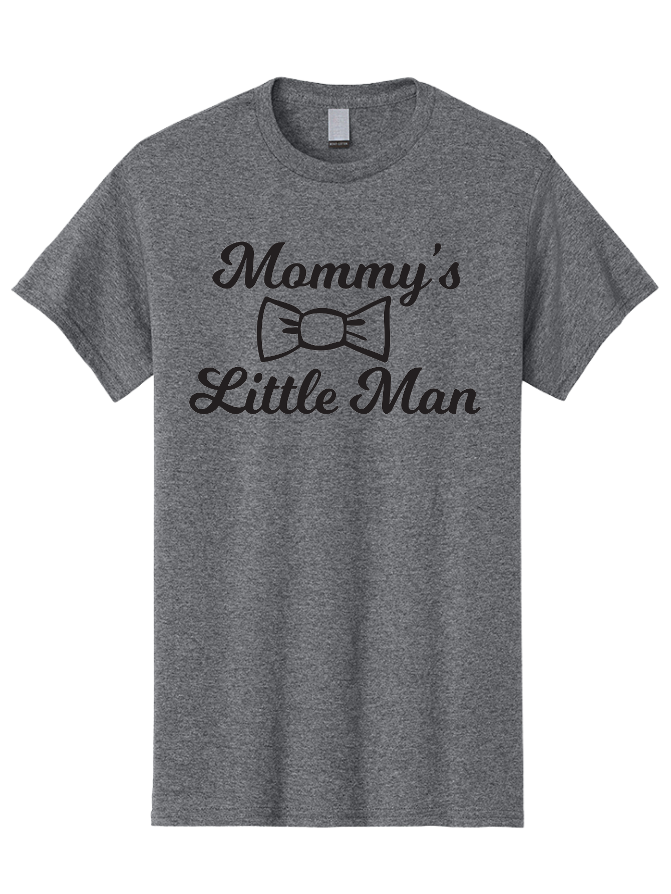 Mommy-S-Little-Man Men'S Graphic Tee, 100% Cotton, Comfortable Casual Summer Wear, Machine Washable, Mommy'S Little Man, Bow Tie Design, Cute Baby Boy, Mother And Child, Baby Shower Gift, Nursery Decor, Personalized Apparel, Custom T-Shirt Aad018 29