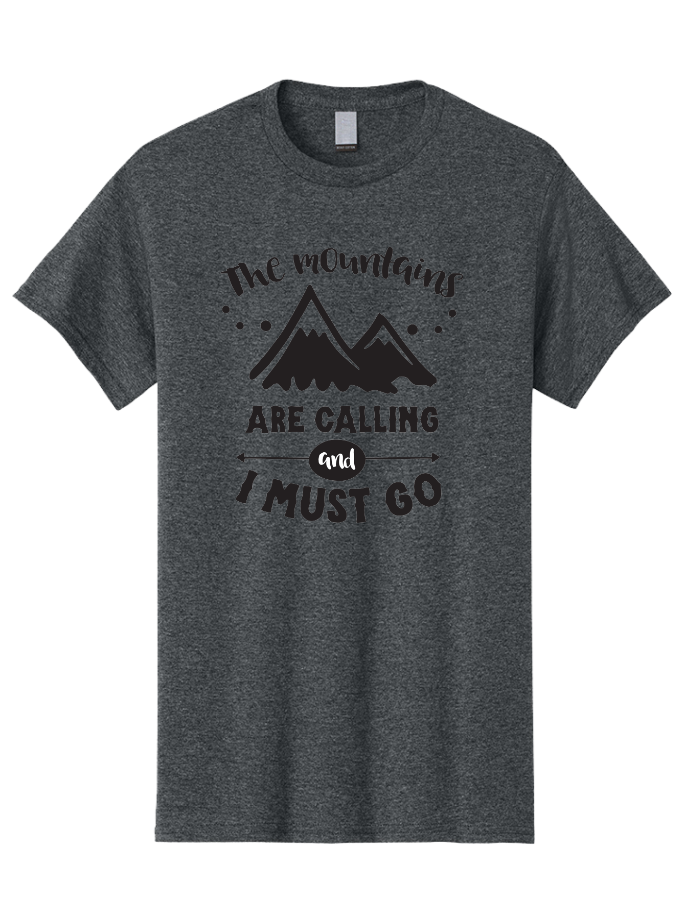 Mountains-Are-Calling Men'S Graphic Tee, 100% Cotton, Comfortable Casual Summer Wear, Machine Washable, Mountain Adventure, Adventure Travel, Inspirational Quote, Outdoorsy, Wanderlust, Motivational Quote, Travel Quote, Adventure Seeking, Aad030 27