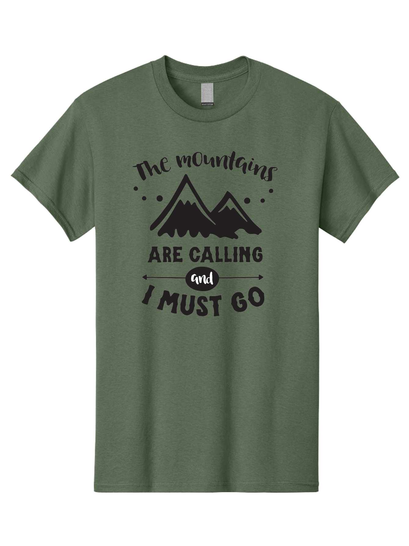 Mountains-Are-Calling Men'S Graphic Tee, 100% Cotton, Comfortable Casual Summer Wear, Machine Washable, Mountain Adventure, Adventure Travel, Inspirational Quote, Outdoorsy, Wanderlust, Motivational Quote, Travel Quote, Adventure Seeking, Aad030 5