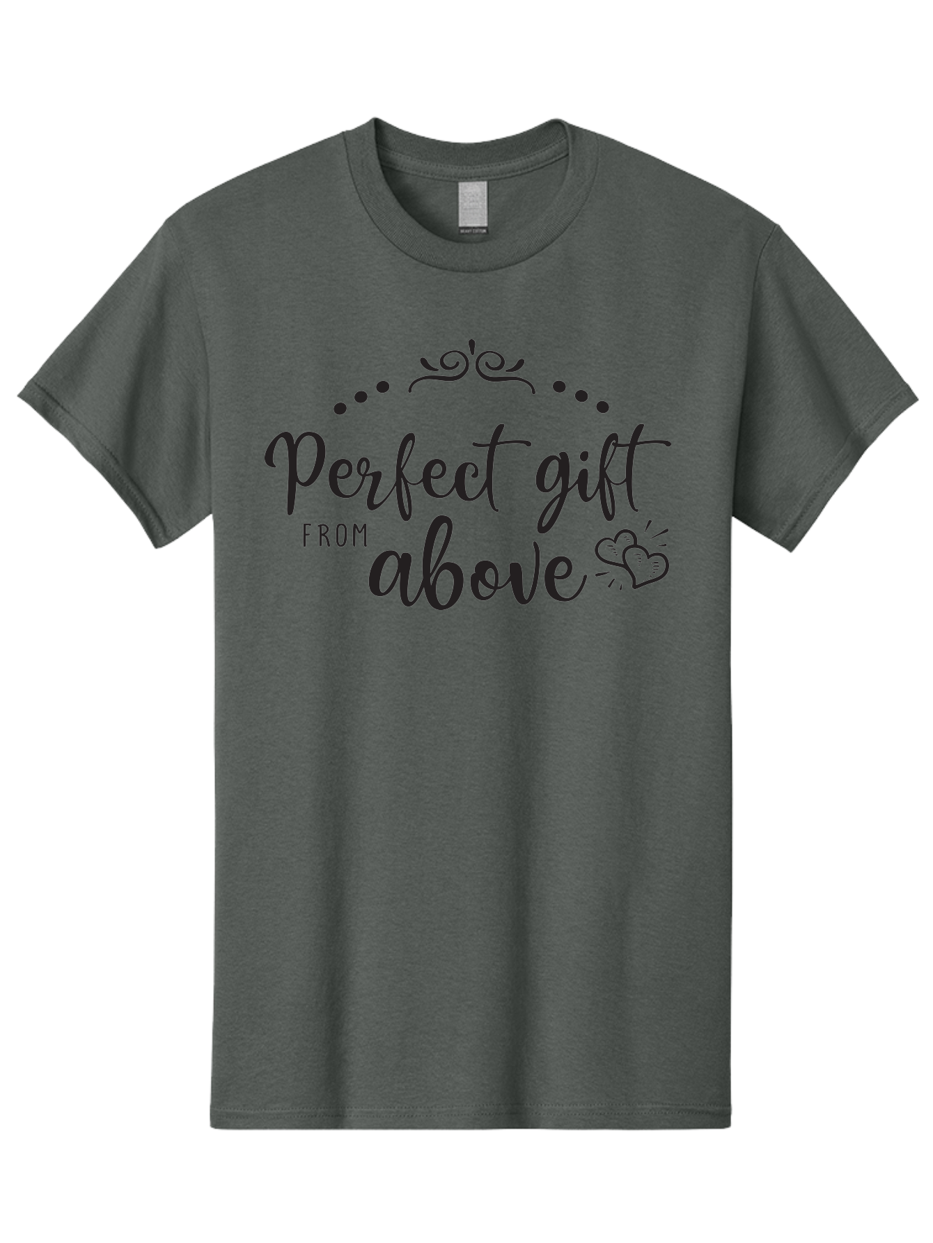 Perfect-Gift-From-Above Men'S Graphic Tee, 100% Cotton, Comfortable Casual Summer Wear, Machine Washable, Perfect Gift From Above, Gift Ideas, Heartwarming Gestures, Inspirational Quotes, Divine Blessings, Thoughtful Presents, Heart Design Aad087 11
