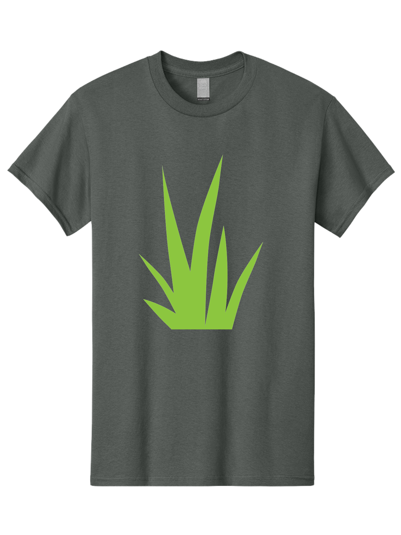 Prickly-Leaves Men'S Graphic Tee, 100% Cotton, Comfortable Casual Summer Wear, Machine Washable, Palm Leaves, Tropical Foliage, Minimalist Design, Simple Shapes, Leafy Graphics, Vector Art, Green Leaves Aad101 19