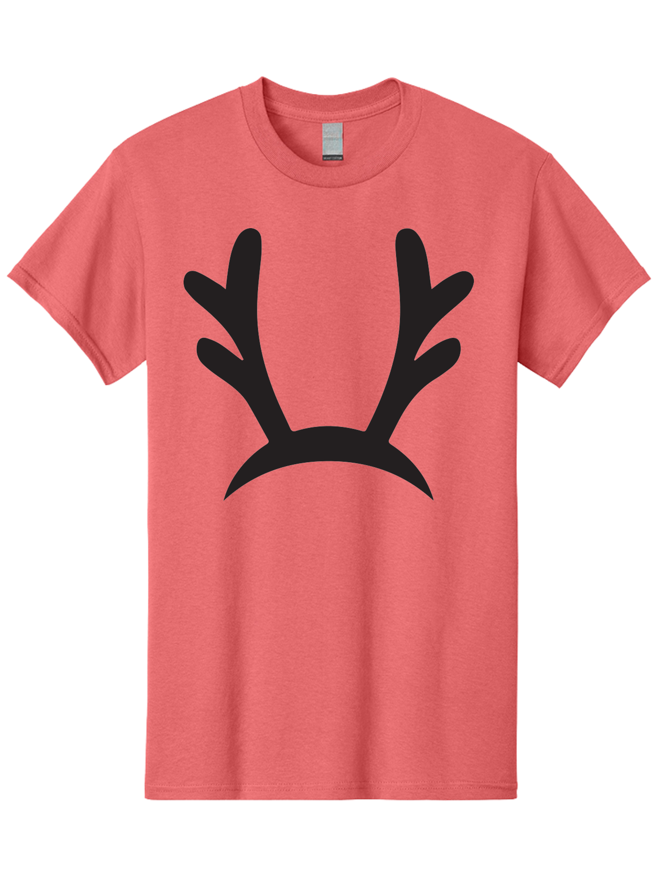 Reindeer-Antlers Men'S Graphic Tee, 100% Cotton, Comfortable Casual Summer Wear, Machine Washable, Reindeer Antlers, Festive Accessories, Holiday Decorations, Christmas Attire, Party Props, Novelty Headbands, Antler Headband Aad121 21