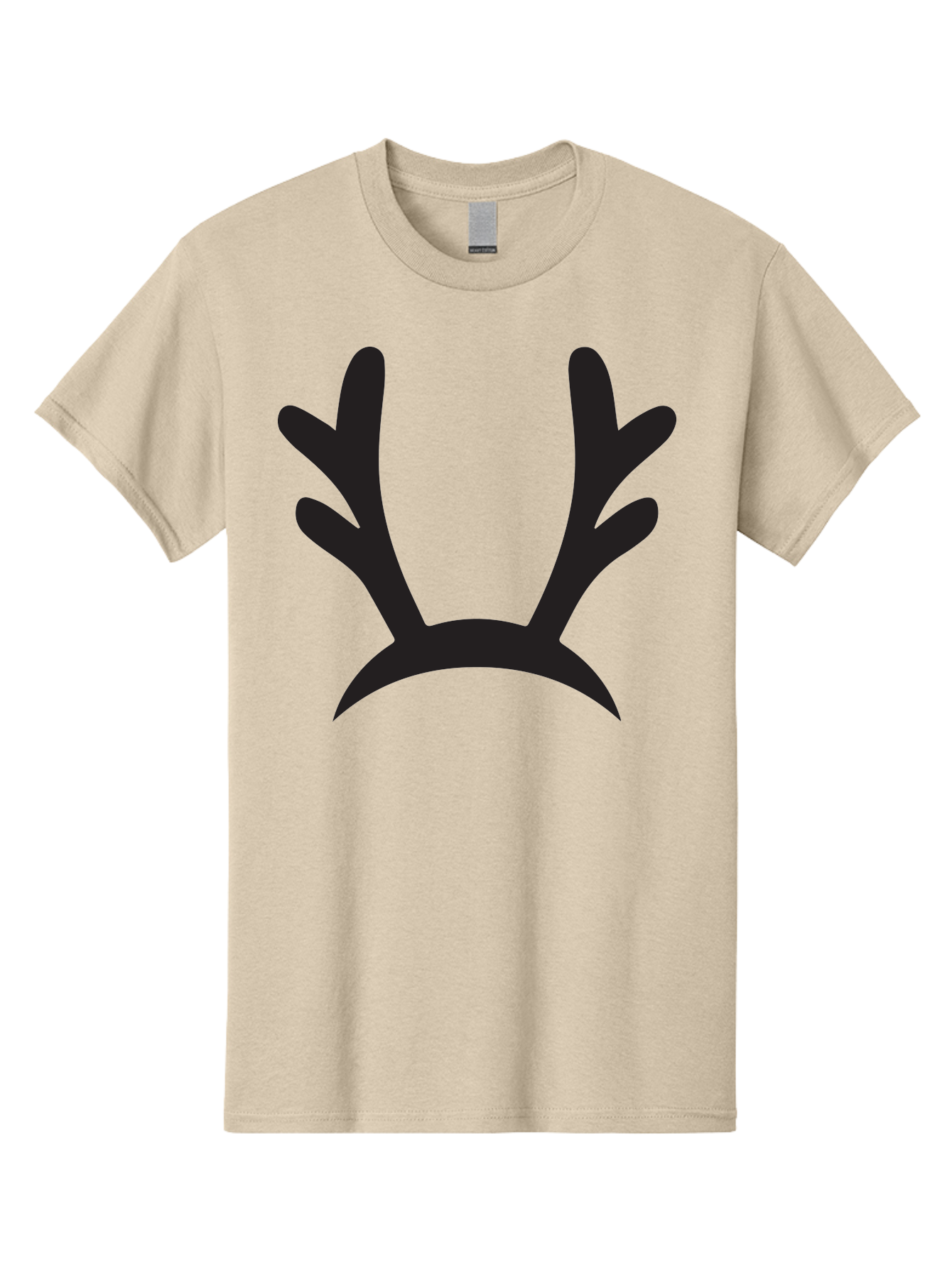 Reindeer-Antlers Men'S Graphic Tee, 100% Cotton, Comfortable Casual Summer Wear, Machine Washable, Reindeer Antlers, Festive Accessories, Holiday Decorations, Christmas Attire, Party Props, Novelty Headbands, Antler Headband Aad121 5